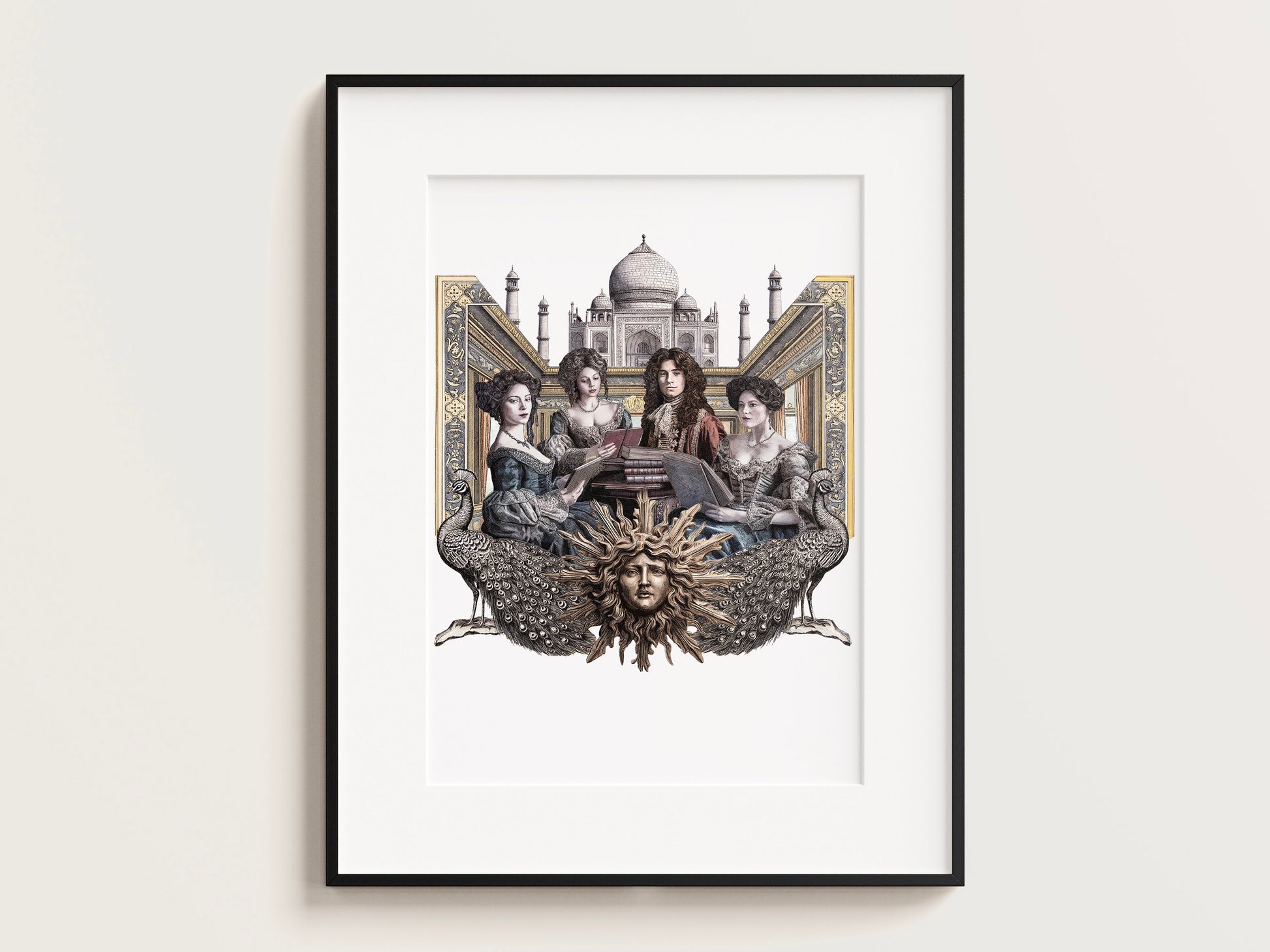 Versailles à la rencontre du Taj Mahal - Édition limitée sur papier d’art / 30 x 40 cm