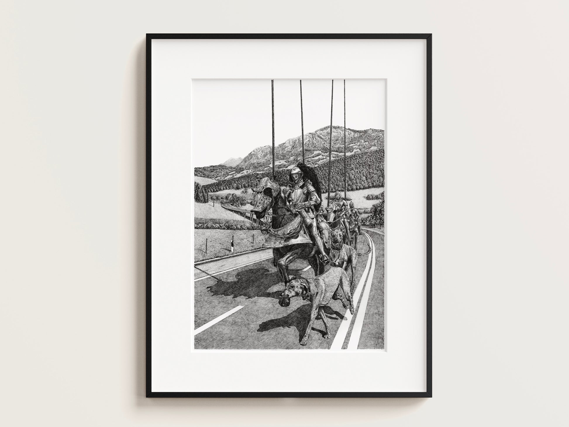 EQUES - Édition limitée sur papier d’art / 30 x 40 cm