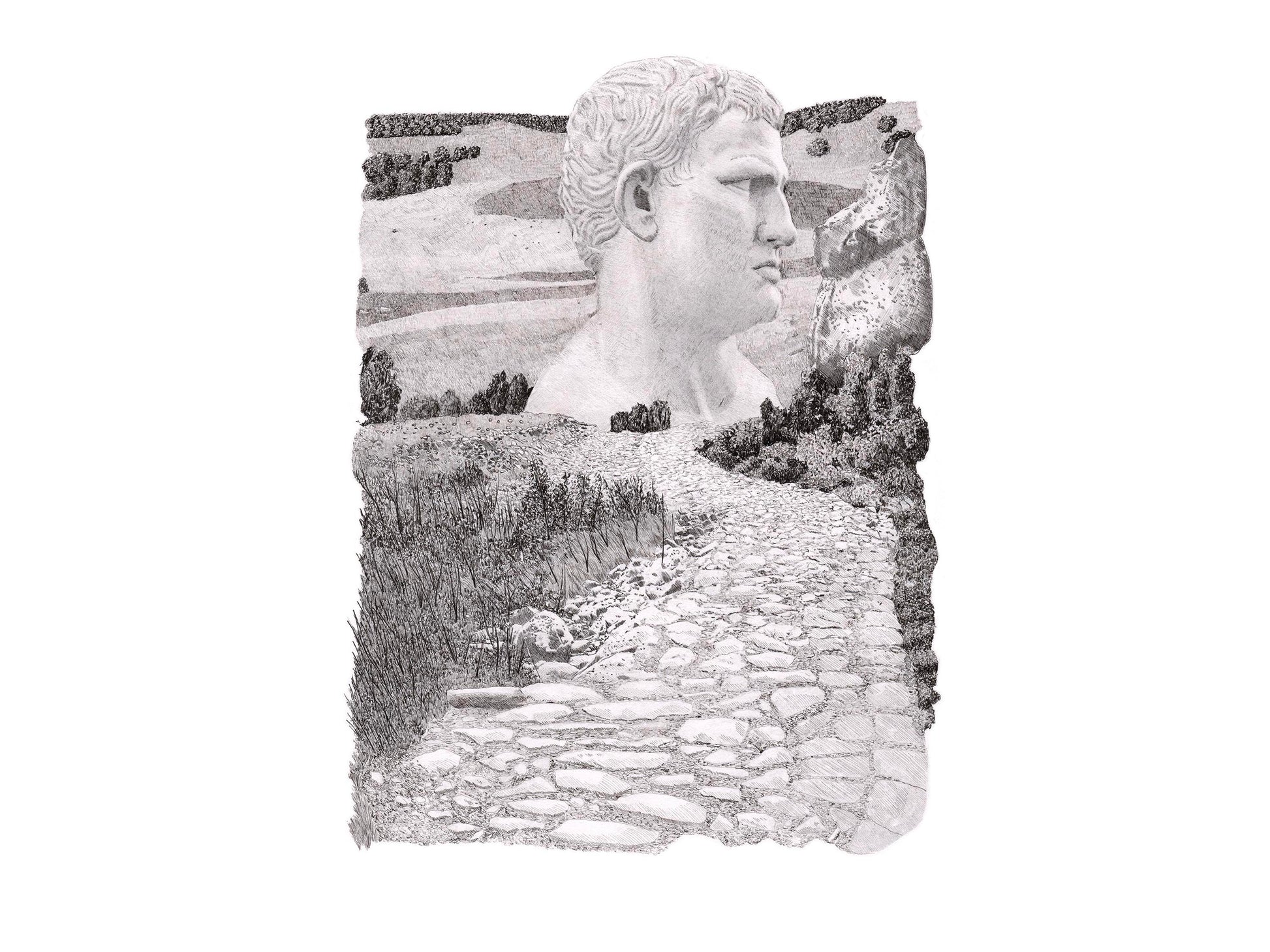 Via Agrippa - Édition limitée sur papier d’art / 30 x 40 cm