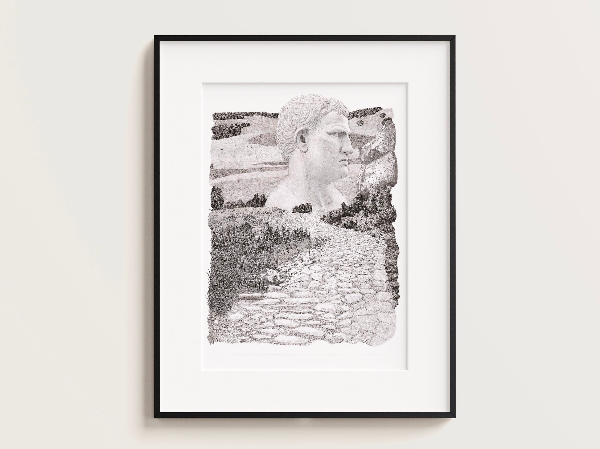 Via Agrippa - Édition limitée sur papier d’art / 30 x 40 cm