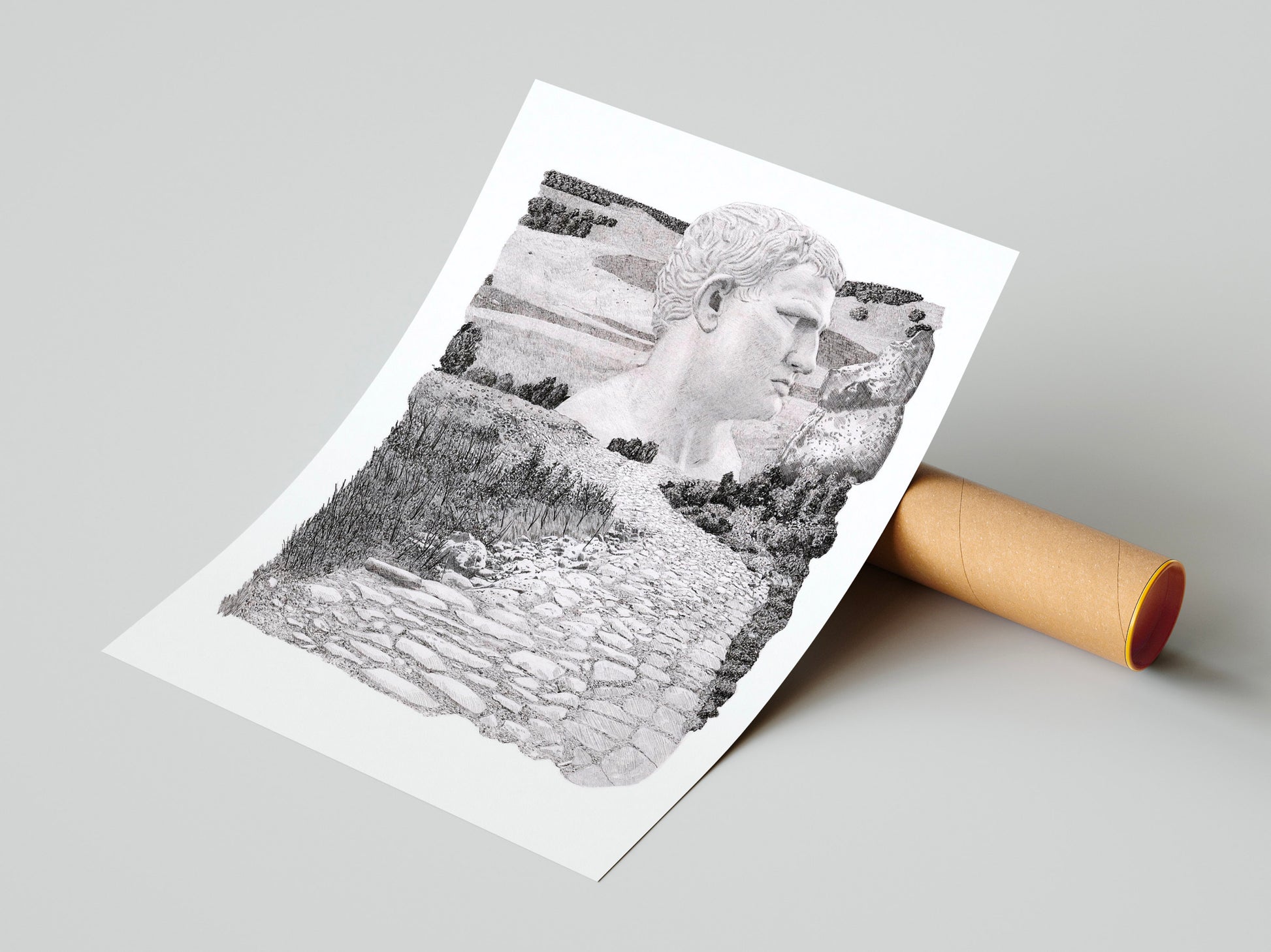 Via Agrippa - Édition limitée sur papier d’art / 30 x 40 cm