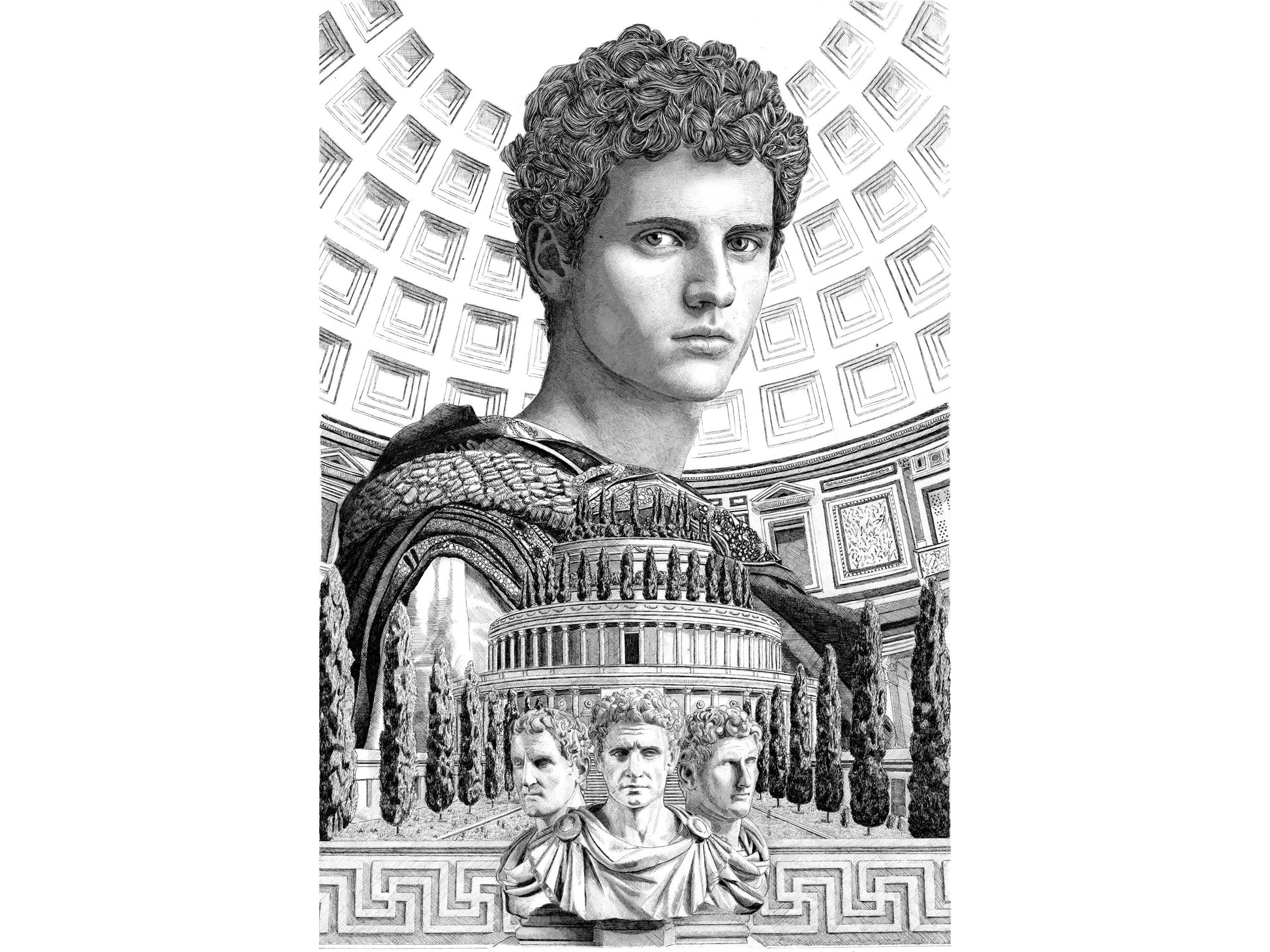 Auguste - Édition limitée sur papier d'art / 30 x 40 cm