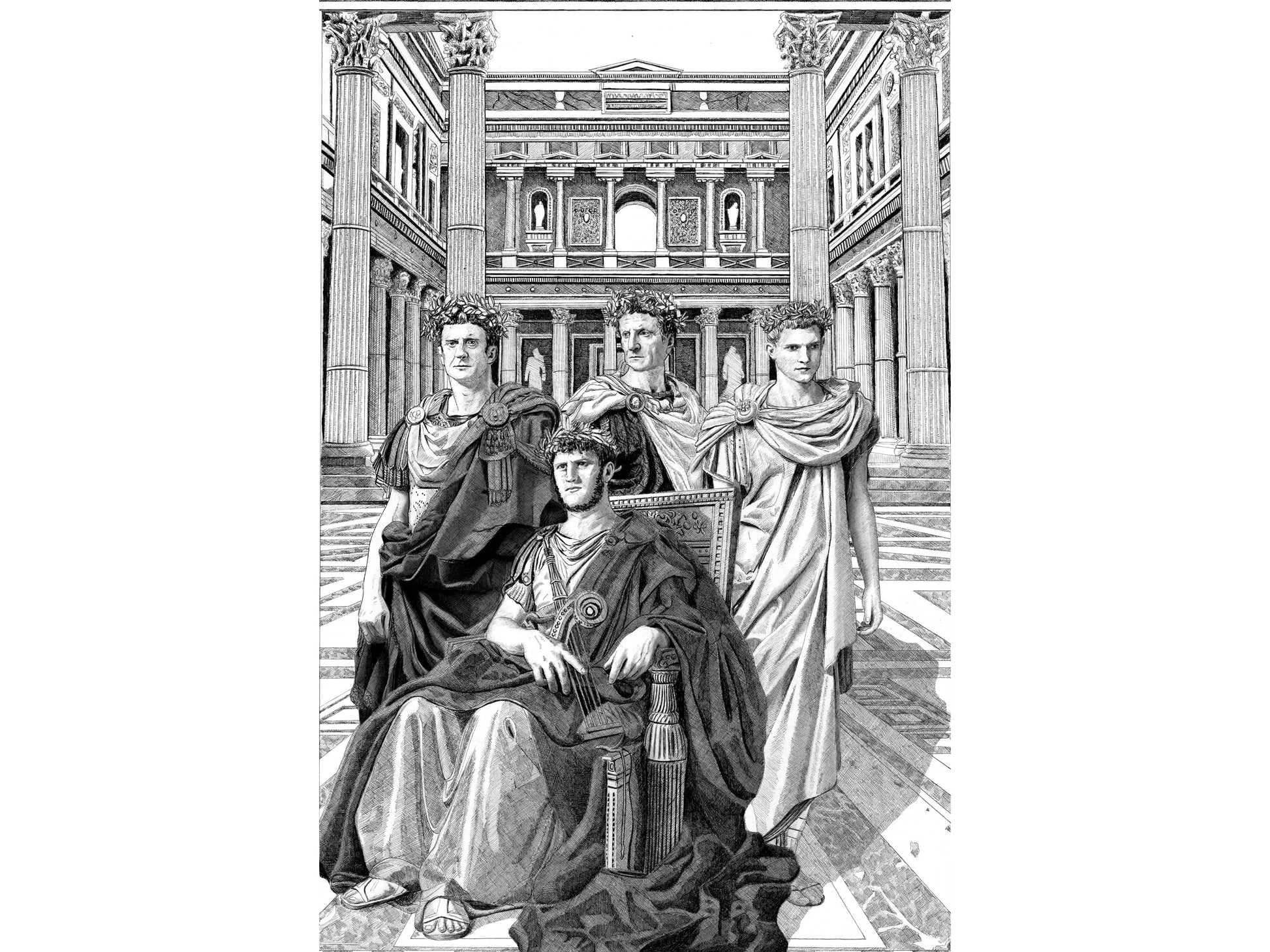 La lignĂ©e d'Auguste - Ădition limitĂ©e sur papier d'art / 30 x 40 cm