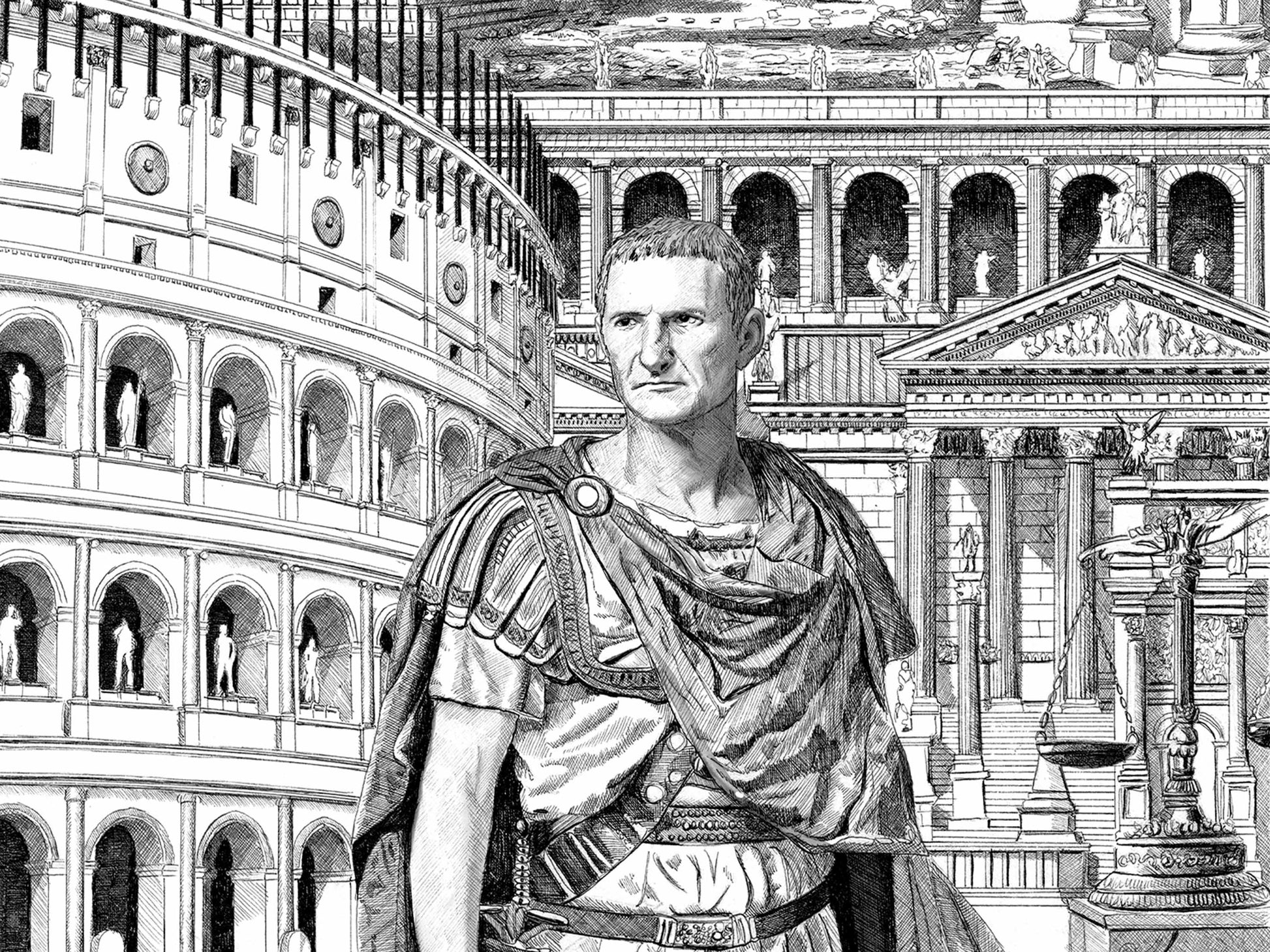 Vespasien â Ădition limitĂ©e sur papier dâart / 30 x 40 cm