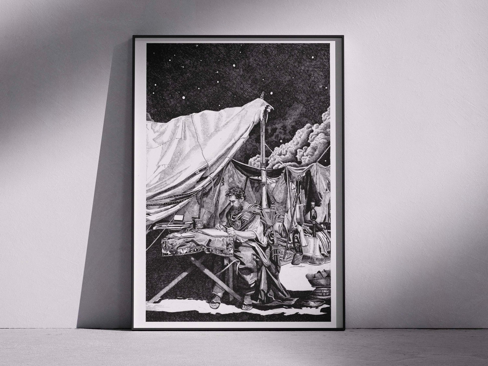 Marc AurĂšle â Ădition limitĂ©e sur papier dâart / 30 x 40 cm