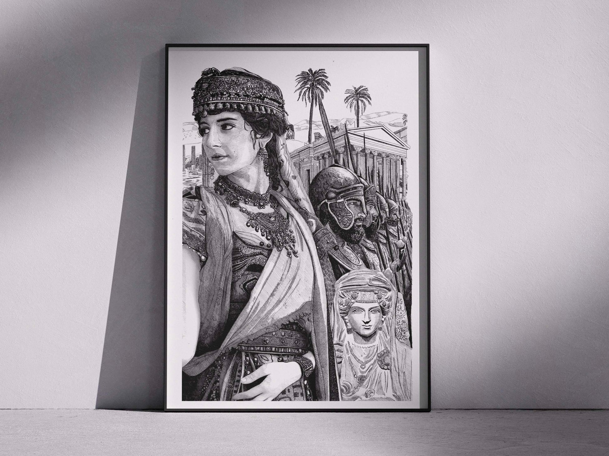 Zenobia, reine de Palmyre â Ădition limitĂ©e sur papier dâart / 30 x 40 cm