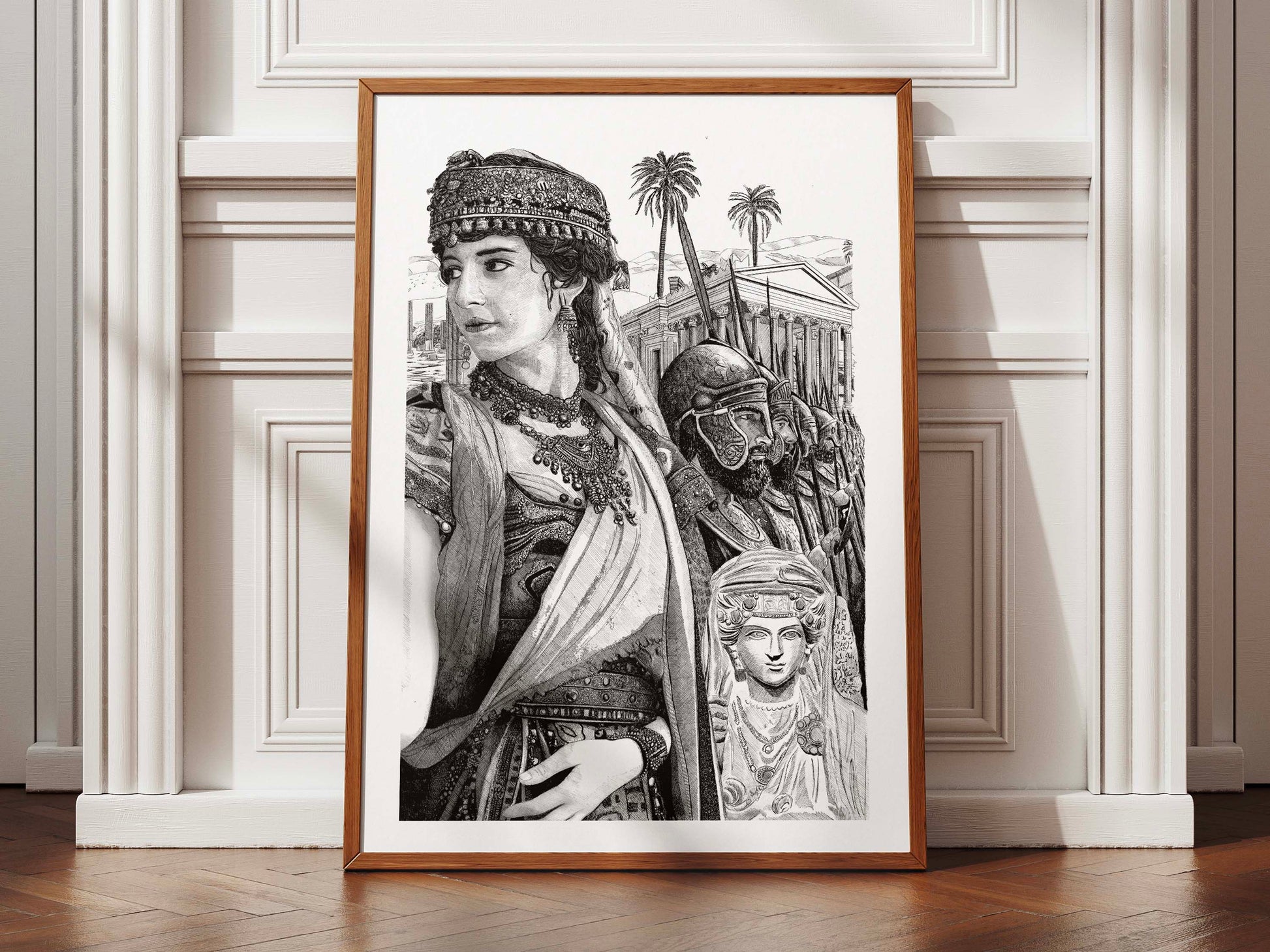 Zenobia, reine de Palmyre â Ădition limitĂ©e sur papier dâart / 30 x 40 cm