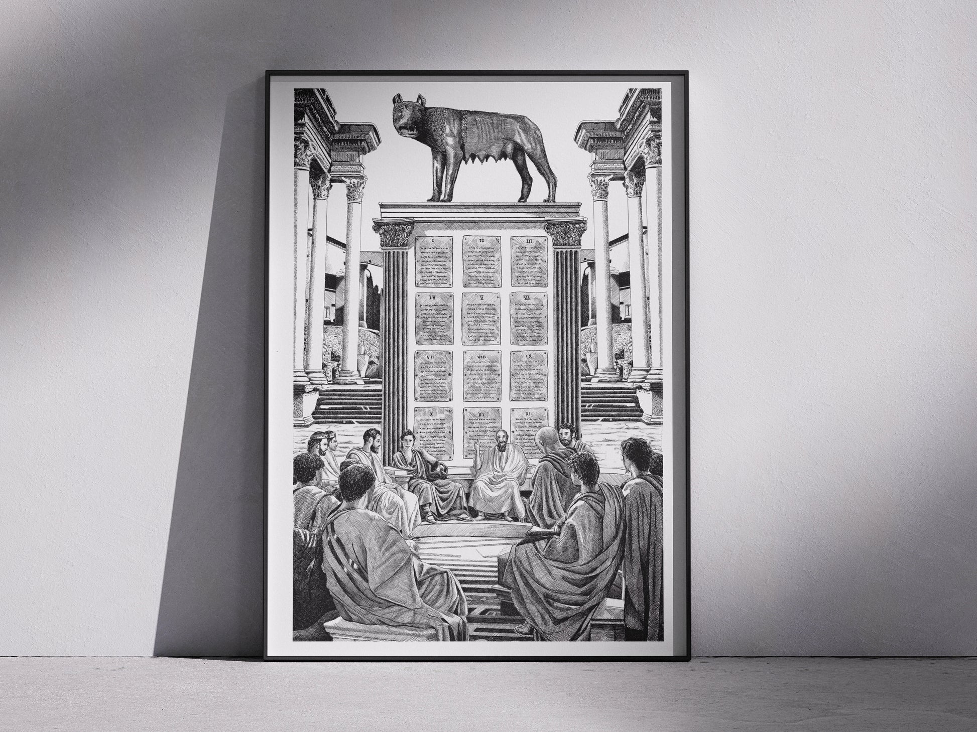 La rĂ©publique romaine â Ădition limitĂ©e sur papier dâart / 30 x40 cm