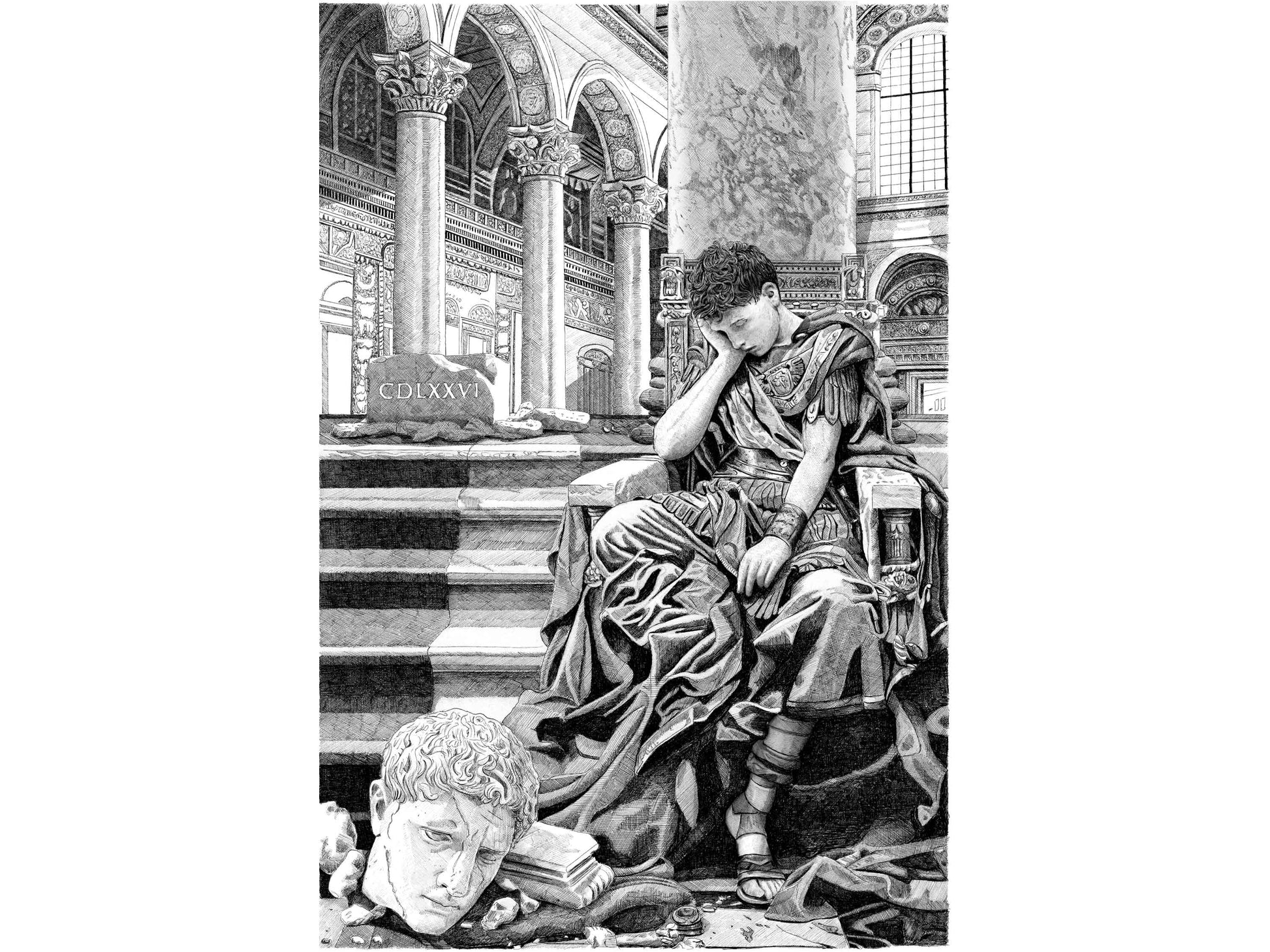 La fin de l'Empire â Ădition limitĂ©e sur papier dâart / 30 x 40 cm