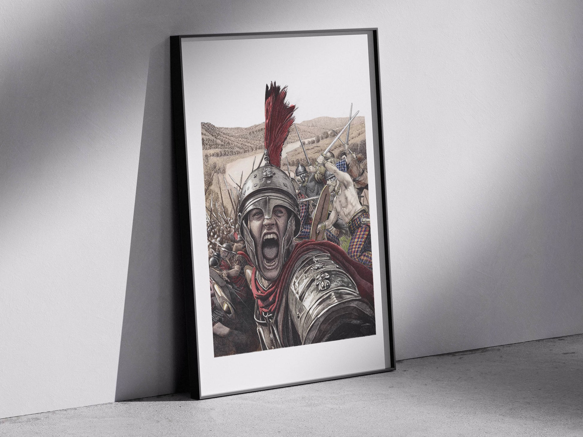 Battaille de l'Allia – Édition limitée sur papier d’art / 30 x 40 cm