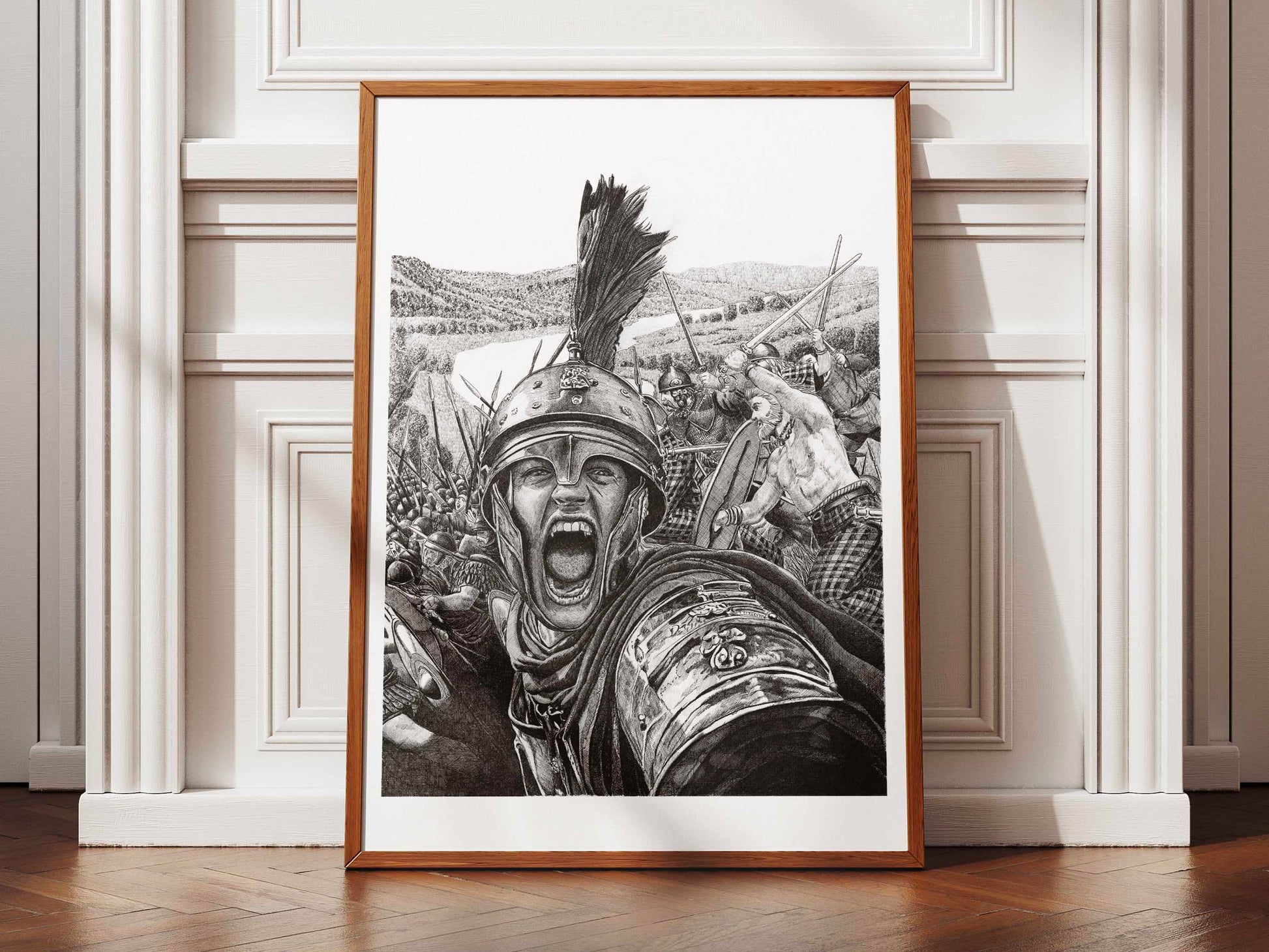 Battaille de l'Allia – Édition limitée sur papier d’art / 30 x 40 cm