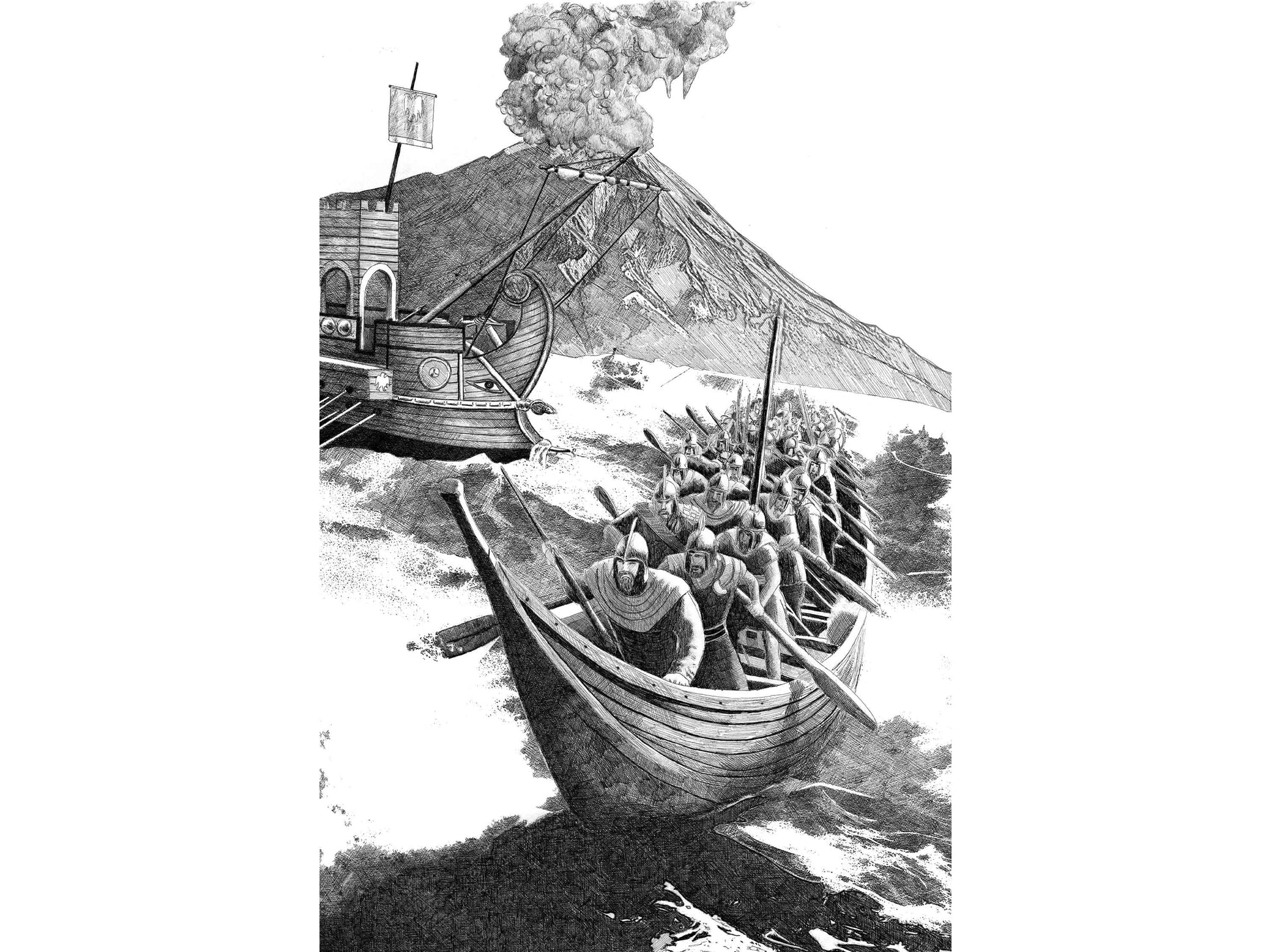 La conquĂȘte de la Sicile â Ădition limitĂ©e sur papier dâart / 30 x 40 cm