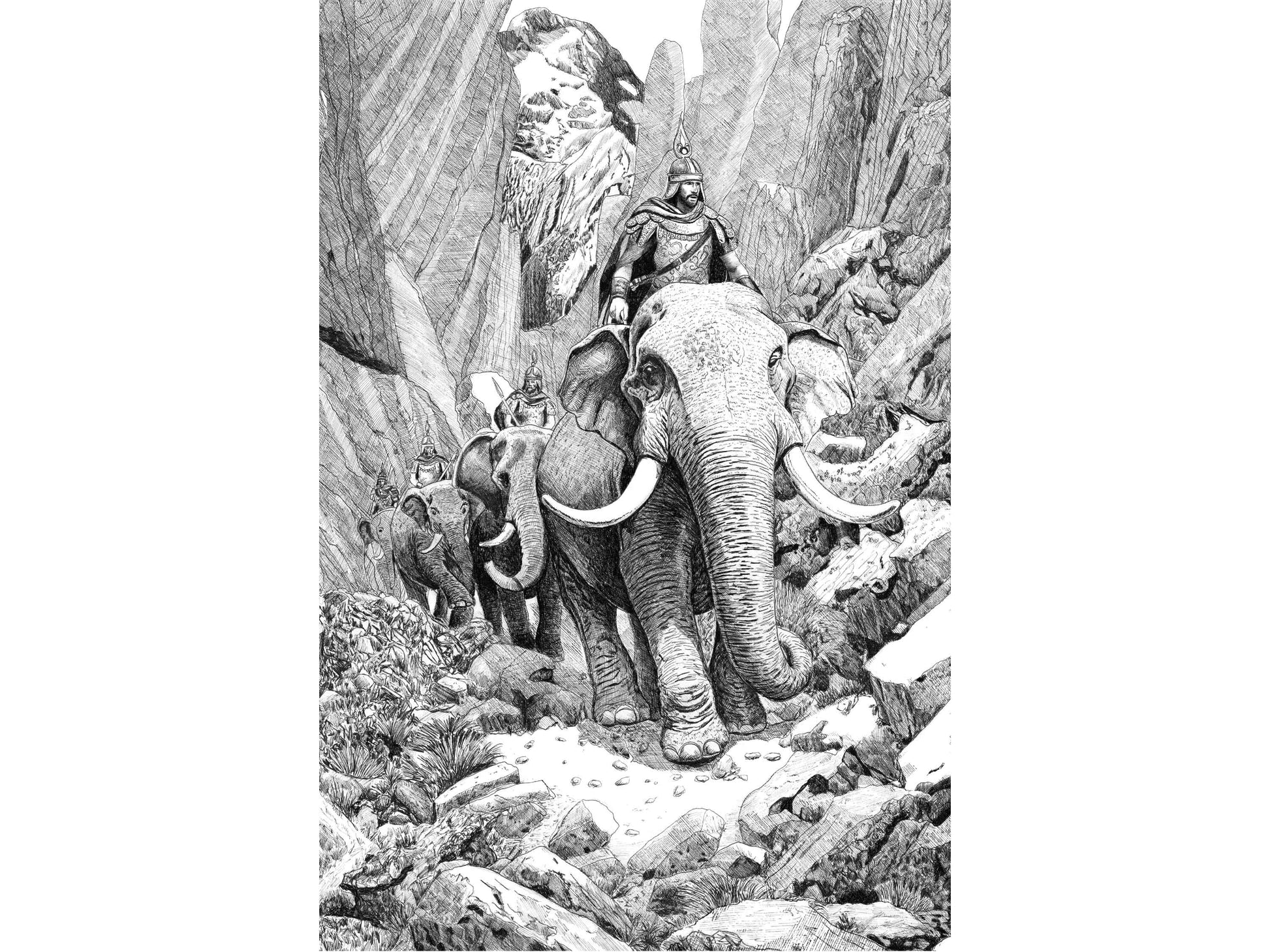 Hannibal â Ădition limitĂ©e sur papier dâart / 30 x 40 cm