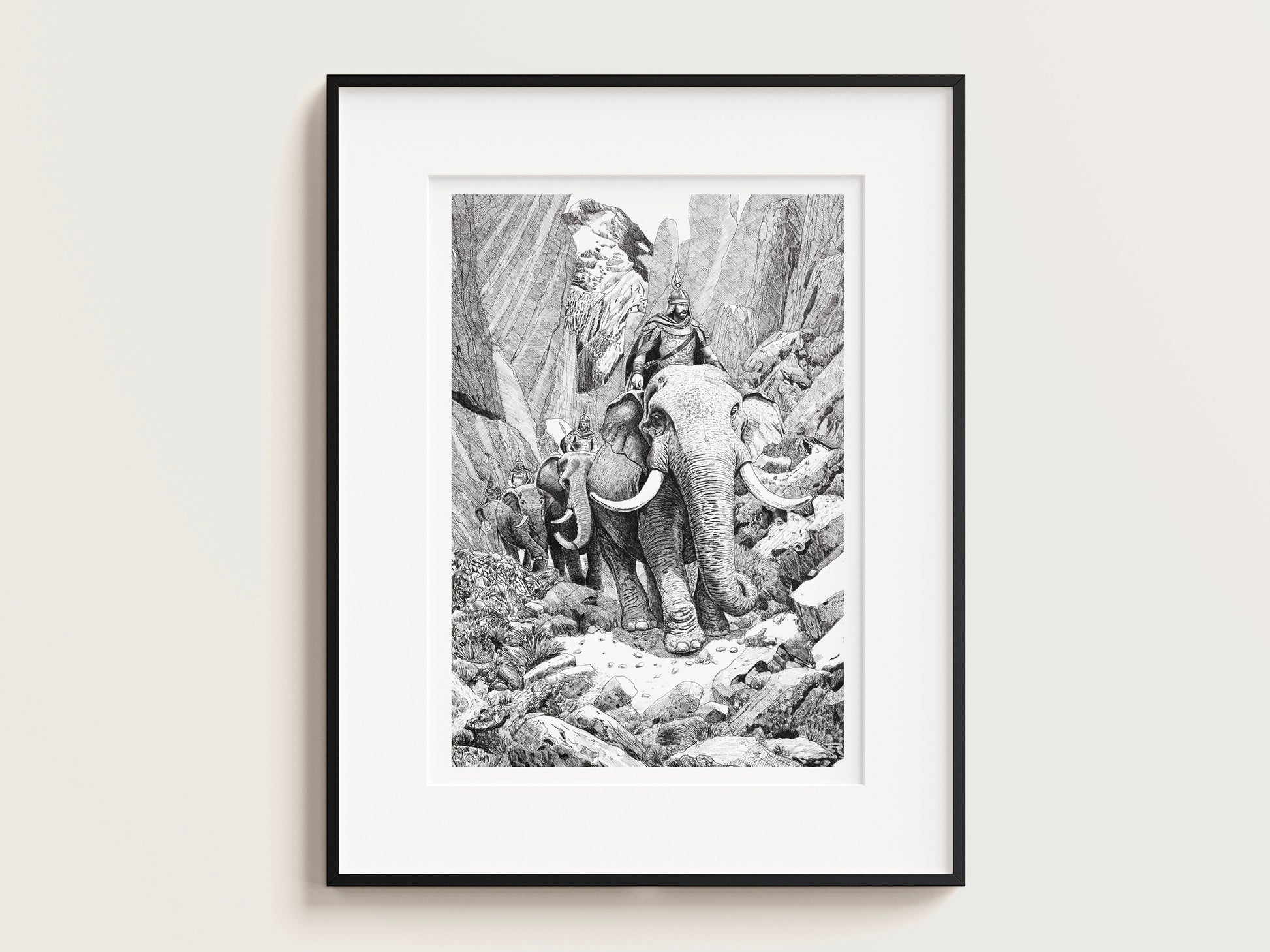 Hannibal â Ădition limitĂ©e sur papier dâart / 30 x 40 cm