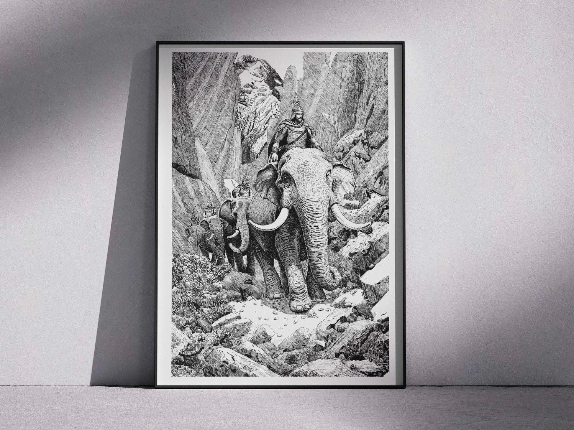 Hannibal â Ădition limitĂ©e sur papier dâart / 30 x 40 cm