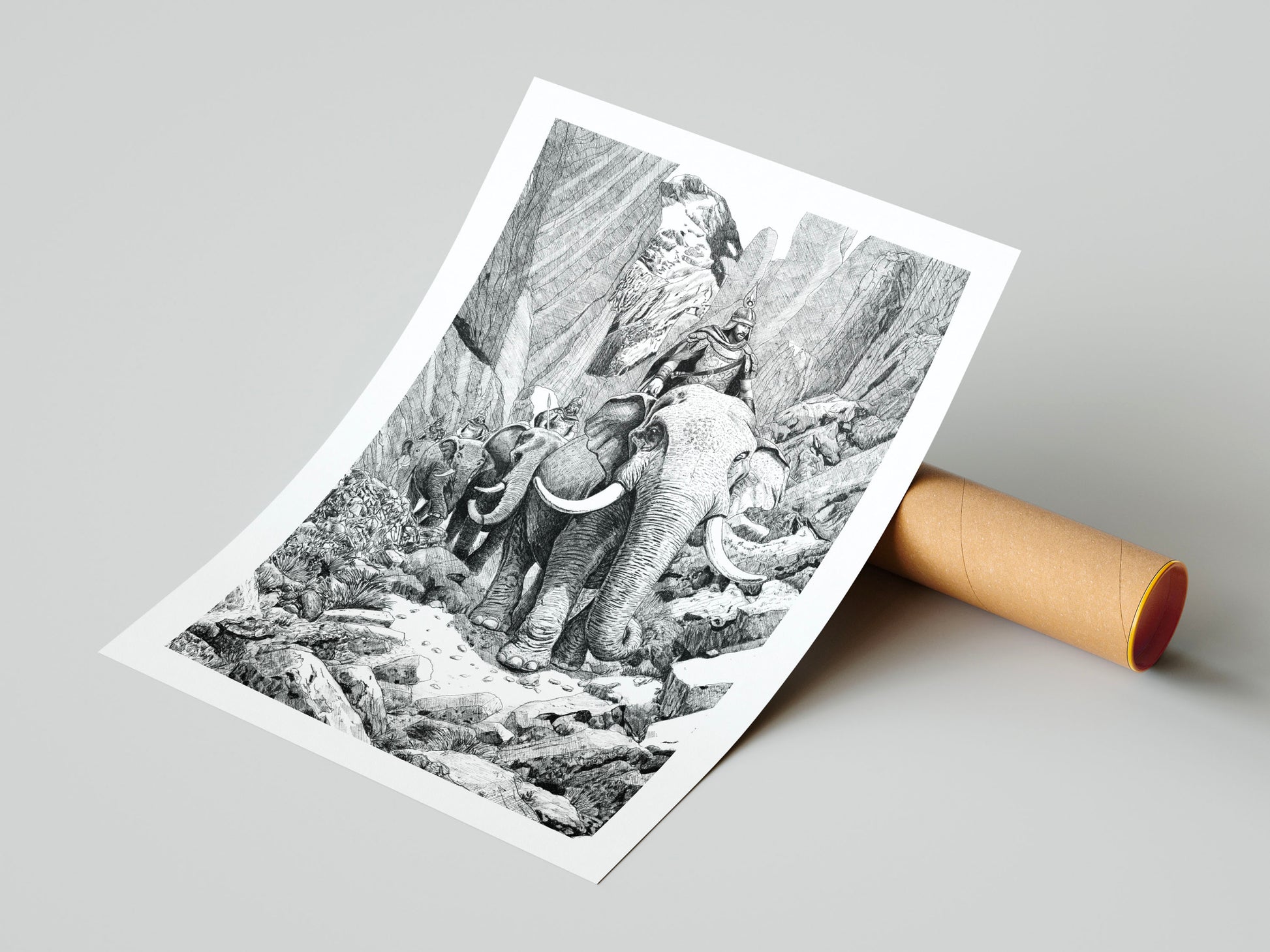 Hannibal â Ădition limitĂ©e sur papier dâart / 30 x 40 cm