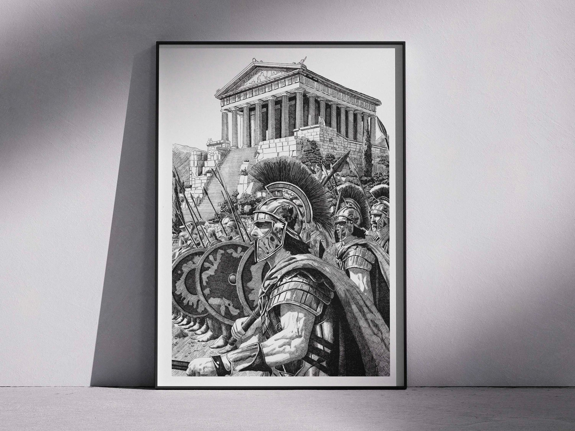 Les grecs â  Ădition limitĂ©e sur papier dâart / 30 x 40 cm