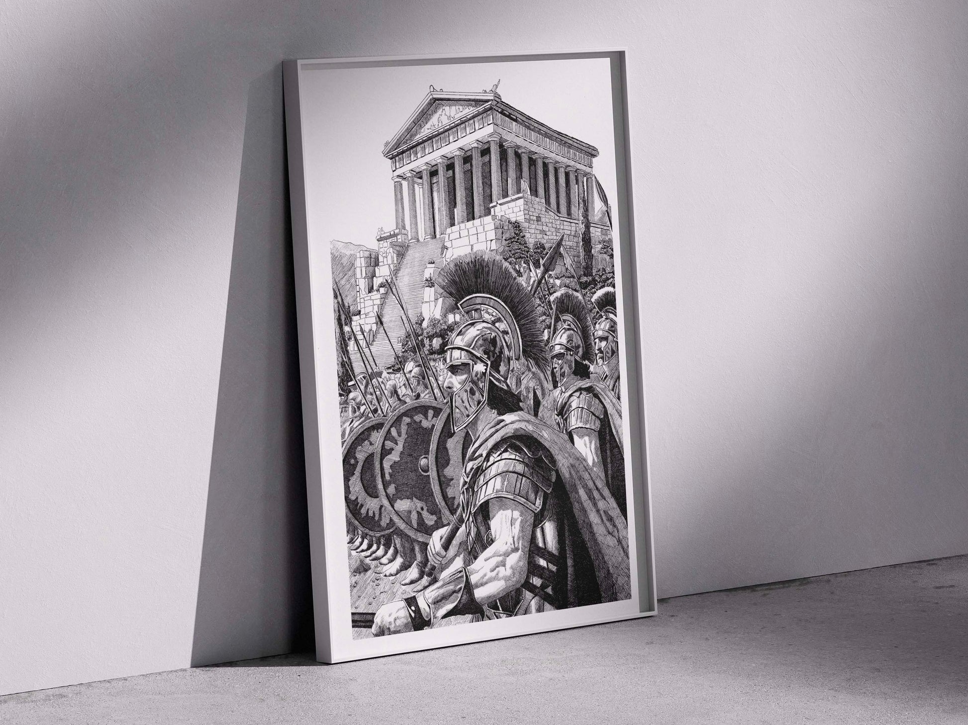 Les grecs â  Ădition limitĂ©e sur papier dâart / 30 x 40 cm