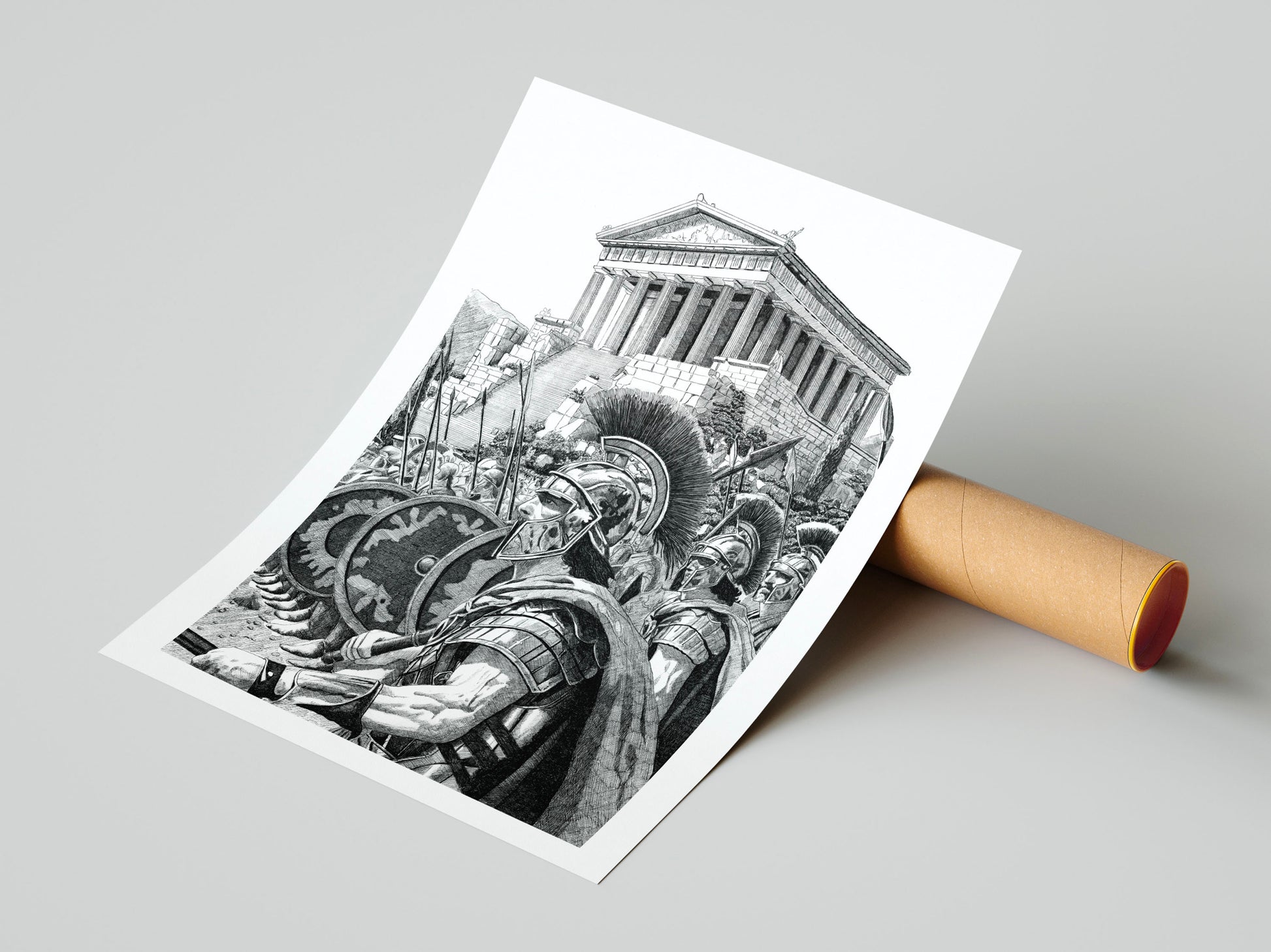 Les grecs â  Ădition limitĂ©e sur papier dâart / 30 x 40 cm