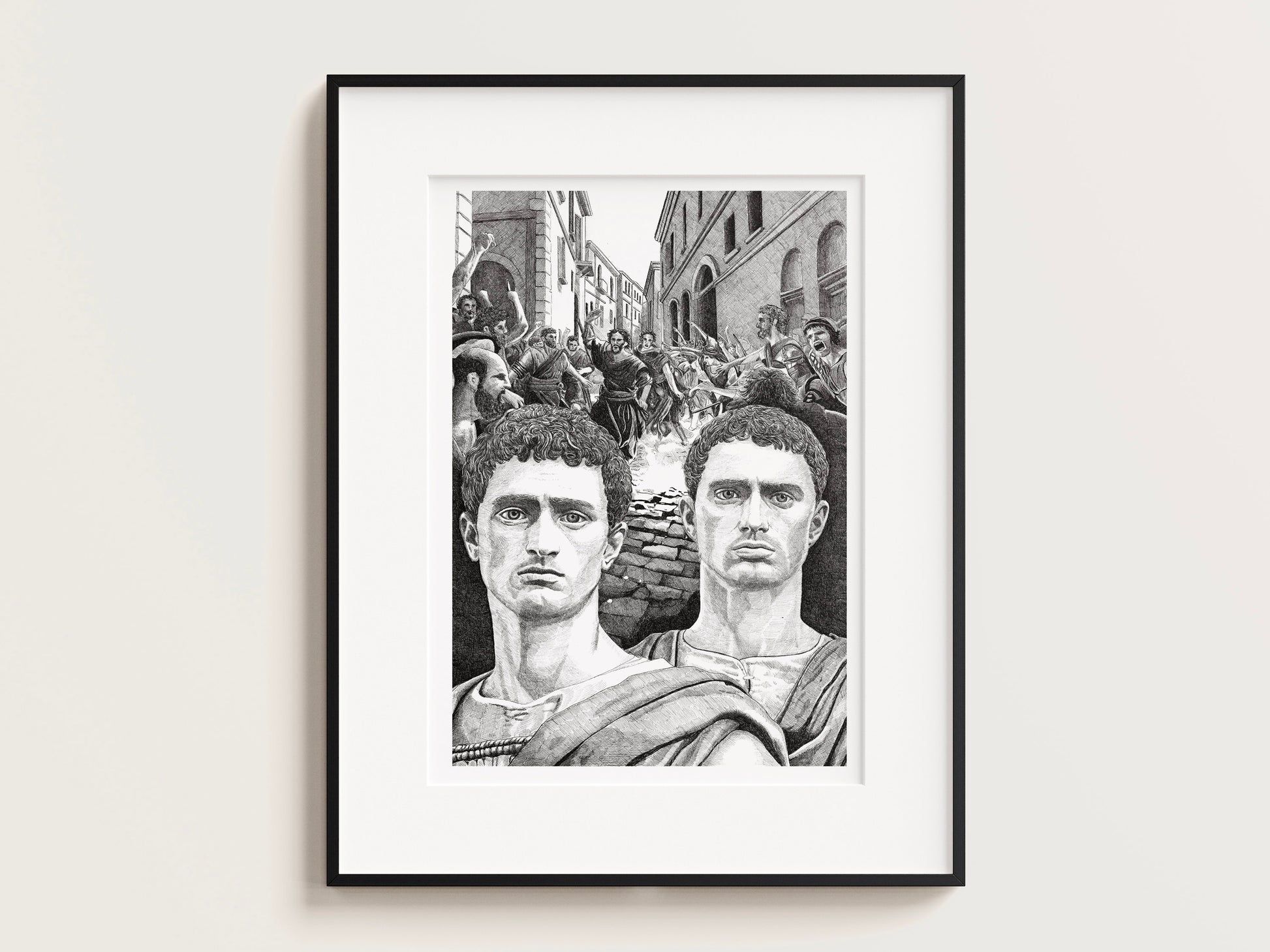 Les Gracques â Ădition limitĂ©e sur papier dâart / 30 x 40 cm