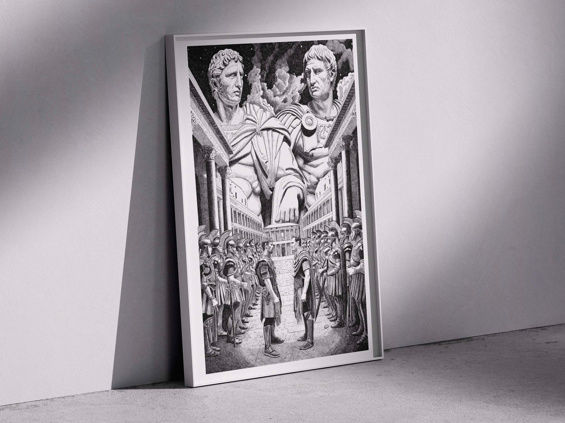 Sylla et PompĂ©e â Ădition limitĂ©e sur papier dâart / 30 x 40 cm