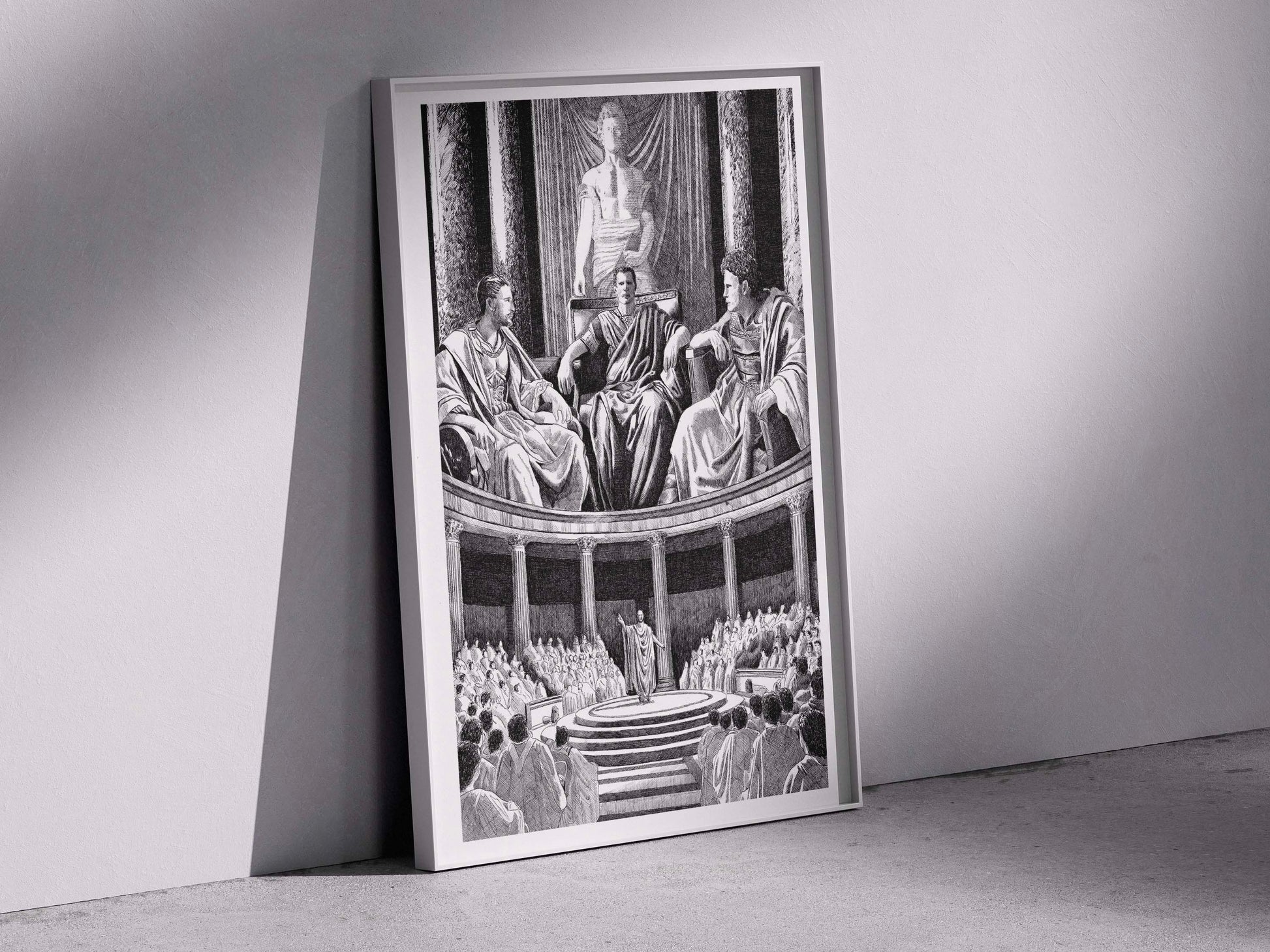 Le Triumvirat â Ădition limitĂ©e sur papier dâart / 30 x 40 cm