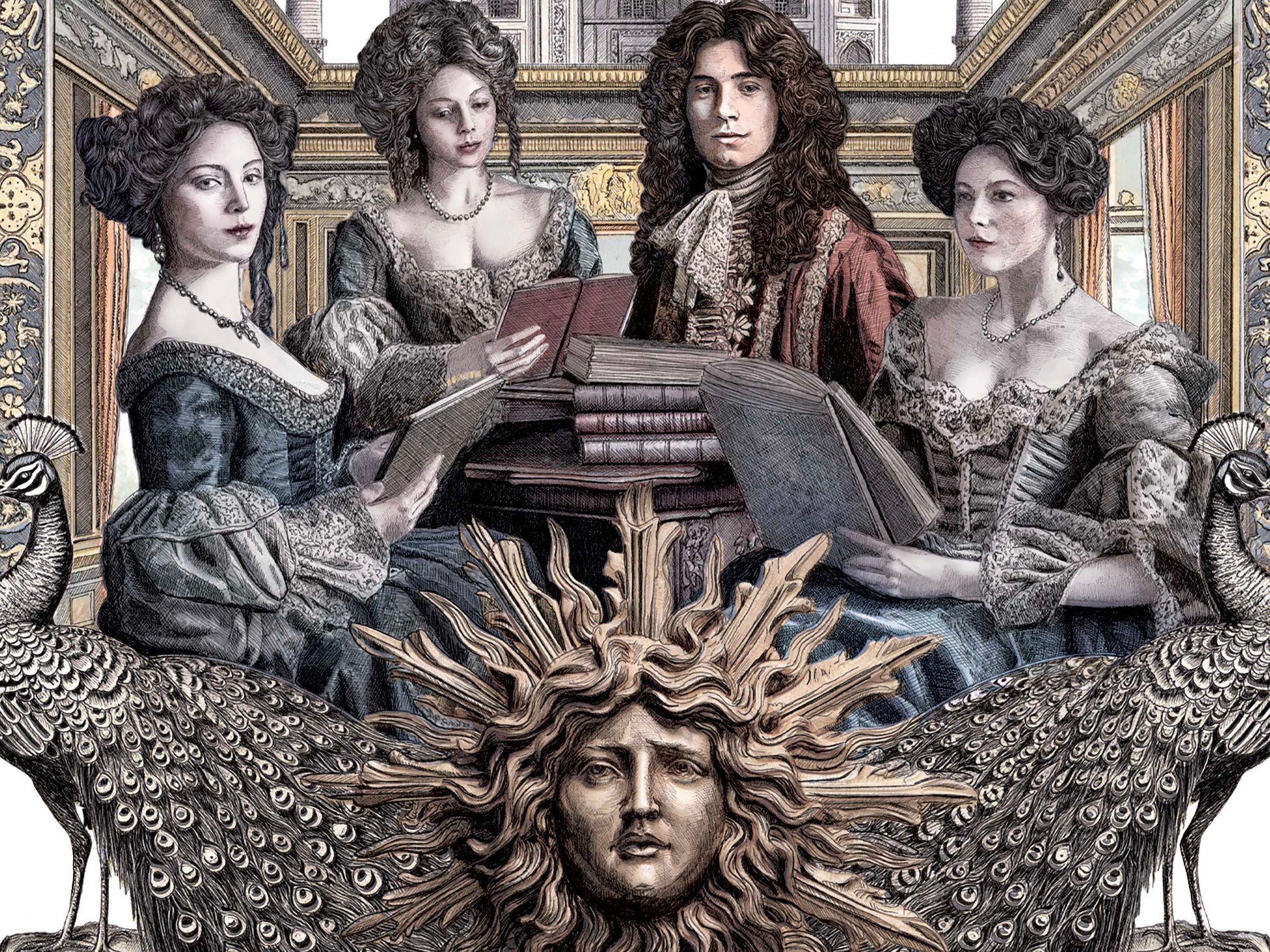 Versailles à la rencontre du Taj Mahal - Édition limitée sur papier d’art / 30 x 40 cm