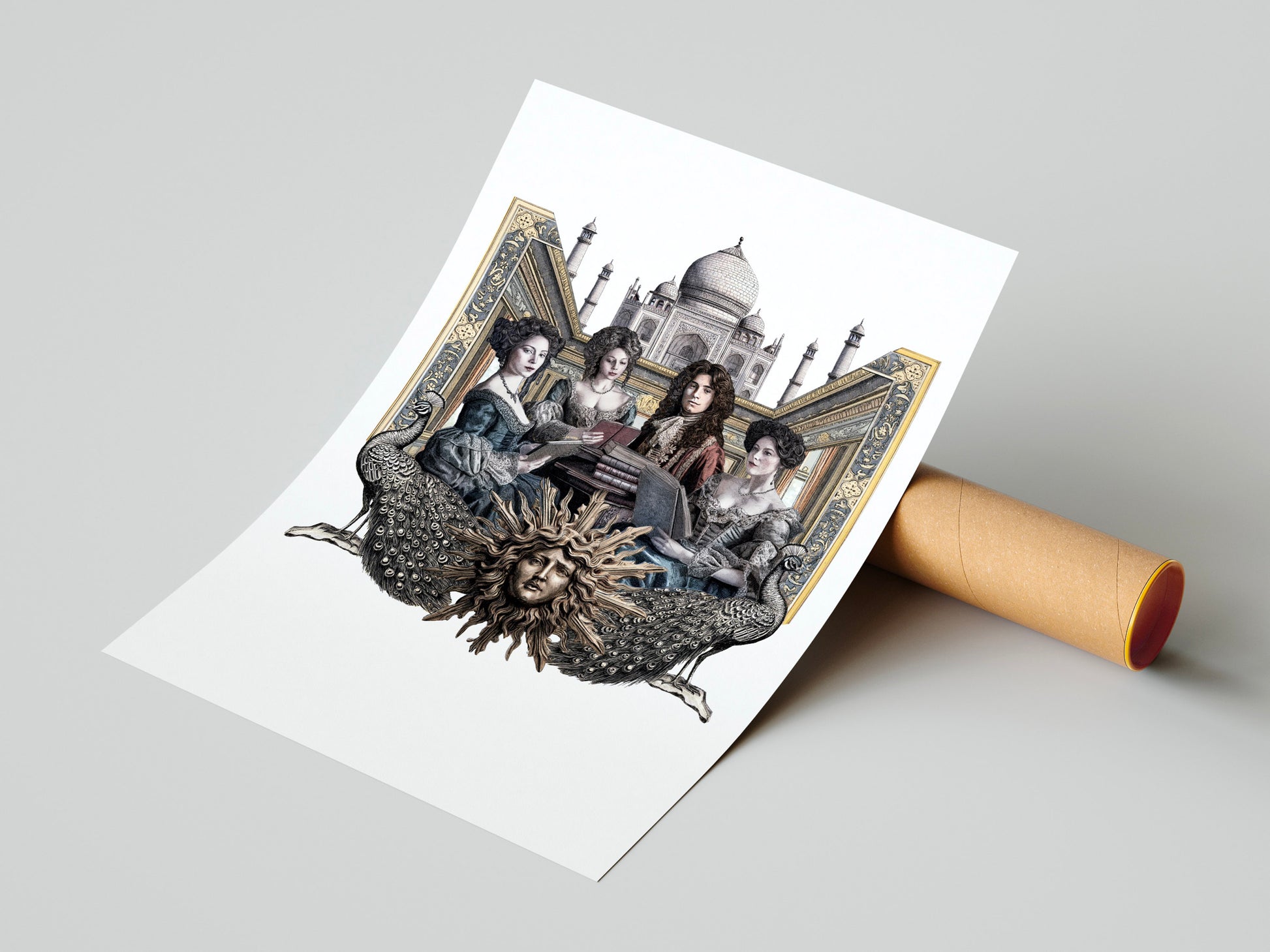 Versailles à la rencontre du Taj Mahal - Édition limitée sur papier d’art / 30 x 40 cm