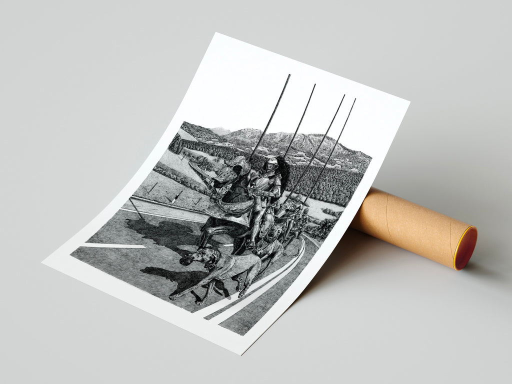 EQUES - Édition limitée sur papier d’art / 30 x 40 cm