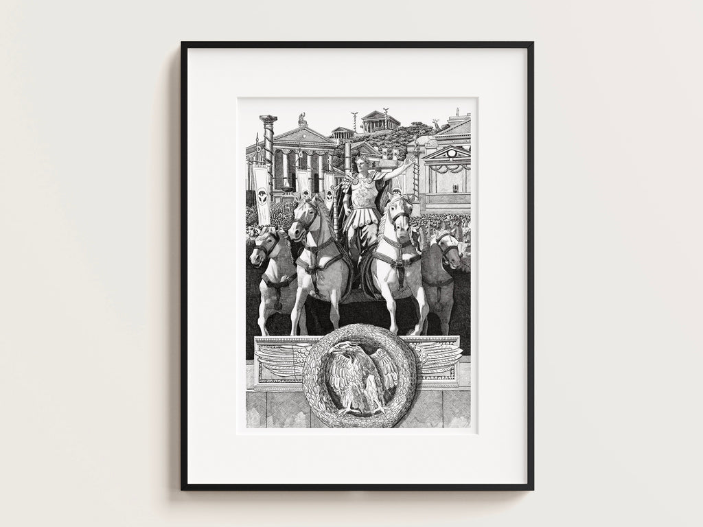 César - Édition limitée sur papier d'art / 30 x 40 cm