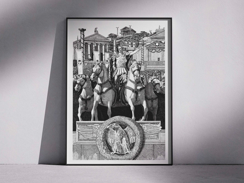 César - Édition limitée sur papier d'art / 30 x 40 cm