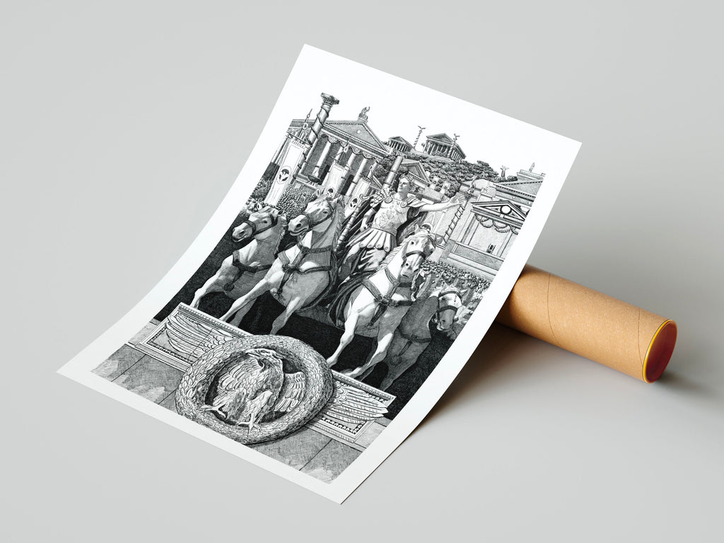 César - Édition limitée sur papier d'art / 30 x 40 cm