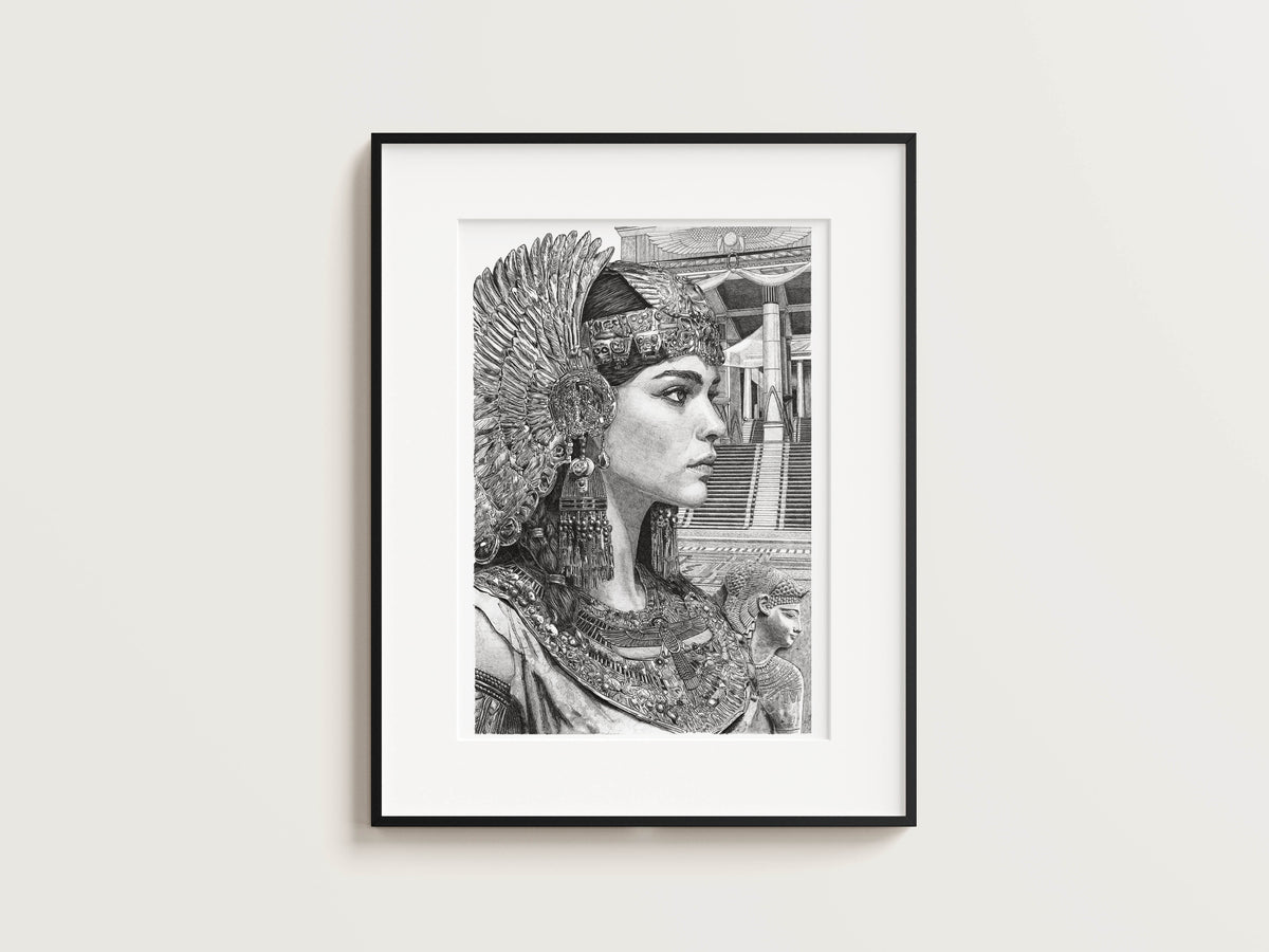 LES ÉGYPTIENS - Cléôpatre – Édition limitée sur papier d’art / 30 x 40 cm