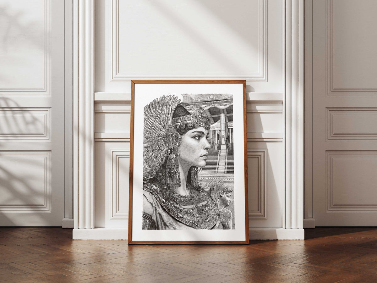 LES ÉGYPTIENS - Cléôpatre – Édition limitée sur papier d’art / 30 x 40 cm