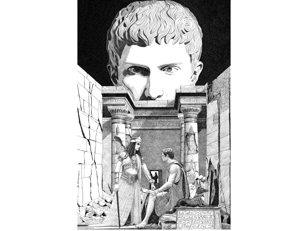 Cleopatre et Marc Antoine - Édition limitée sur papier d'art / 30 x 40 cm