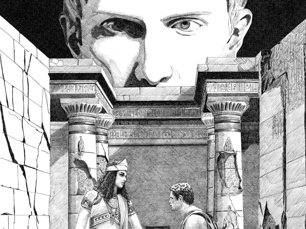Cleopatre et Marc Antoine - Édition limitée sur papier d'art / 30 x 40 cm