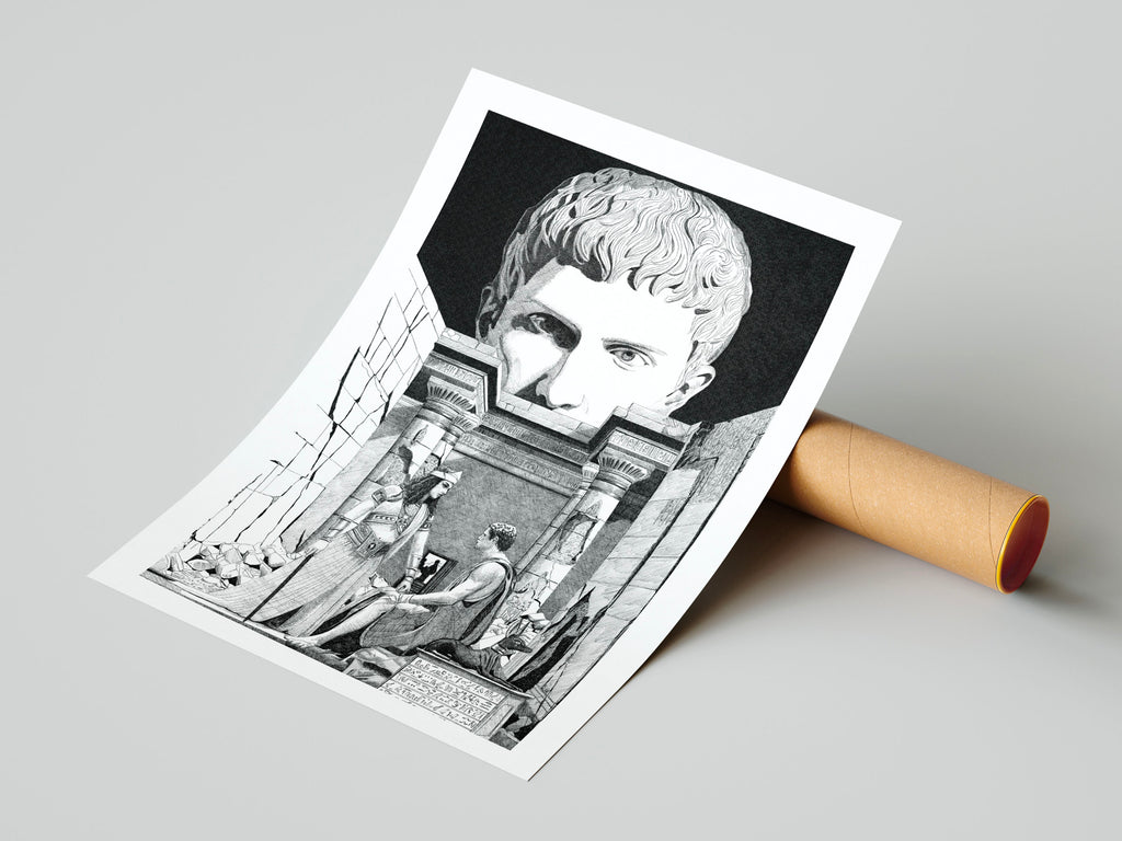 Cleopatre et Marc Antoine - Édition limitée sur papier d'art / 30 x 40 cm