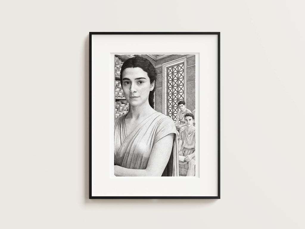 LES ÉGYPTIENS - Hypatie – Édition limitée sur papier d’art / 30 x 40 cm