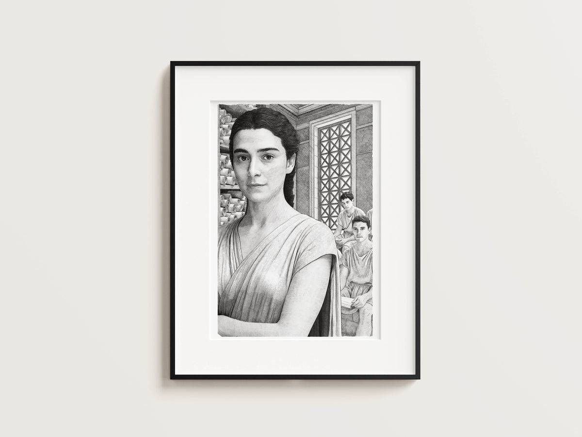 LES ÉGYPTIENS - Hypatie – Édition limitée sur papier d’art / 30 x 40 cm