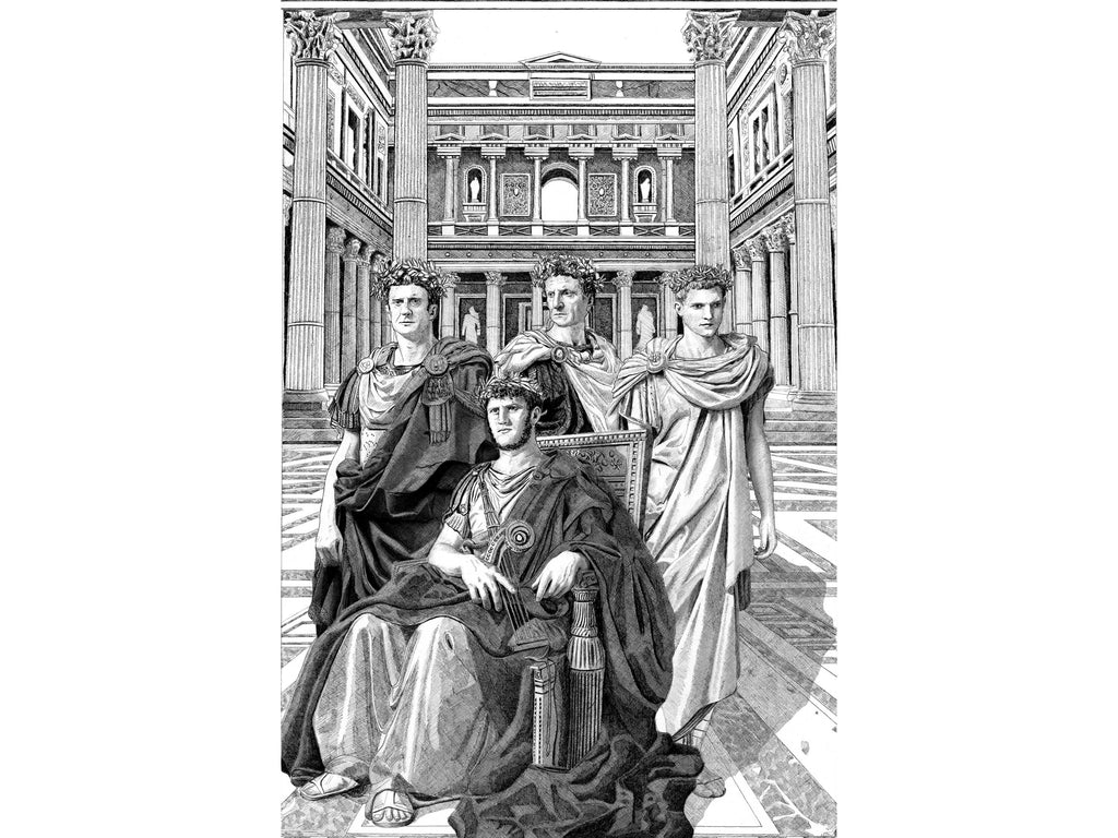 La lignée d'Auguste - Édition limitée sur papier d'art / 30 x 40 cm