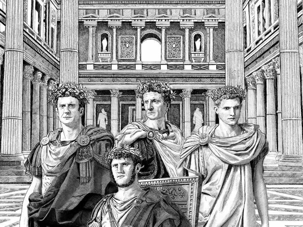 La lignée d'Auguste - Édition limitée sur papier d'art / 30 x 40 cm