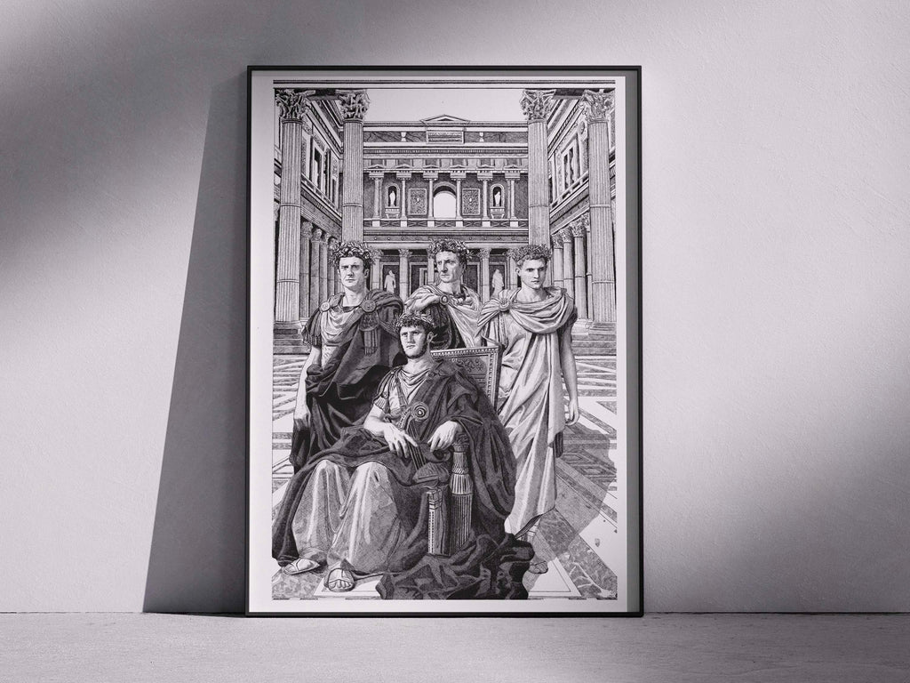 La lignée d'Auguste - Édition limitée sur papier d'art / 30 x 40 cm