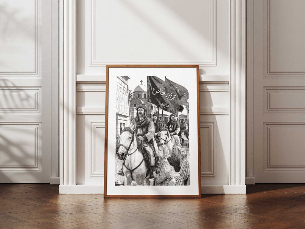 LES ÉGYPTIENS - La reddition de l'Égypte aux Arabes – Édition limitée sur papier d’art / 30 x 40 cm