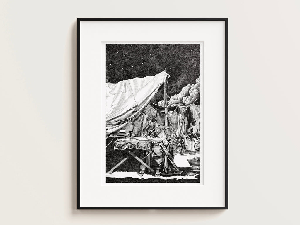 Marc Aurèle – Édition limitée sur papier d’art / 30 x 40 cm