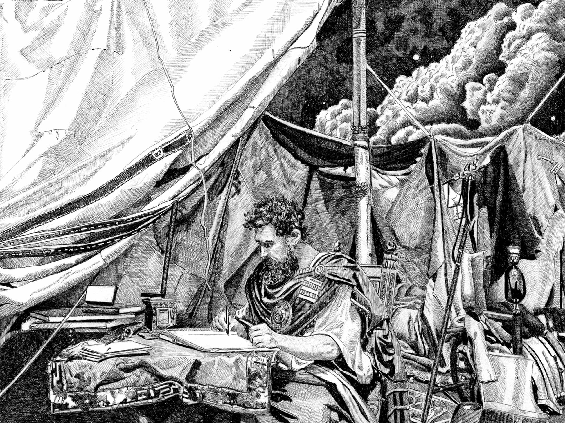 Marc Aurèle – Édition limitée sur papier d’art / 30 x 40 cm