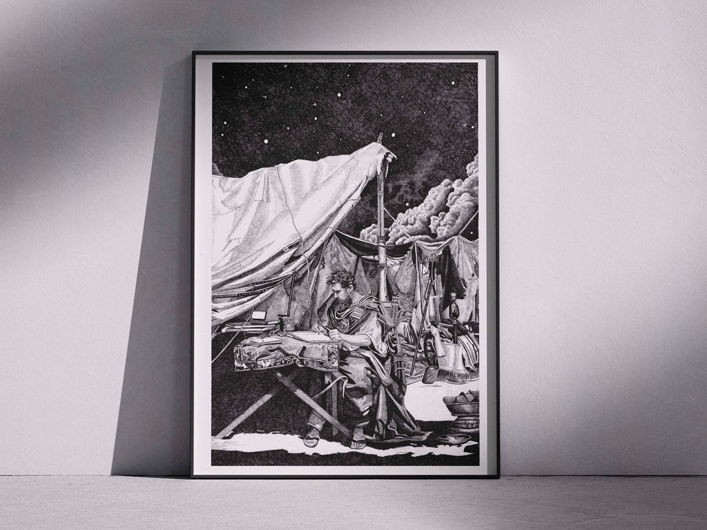 Marc Aurèle – Édition limitée sur papier d’art / 30 x 40 cm