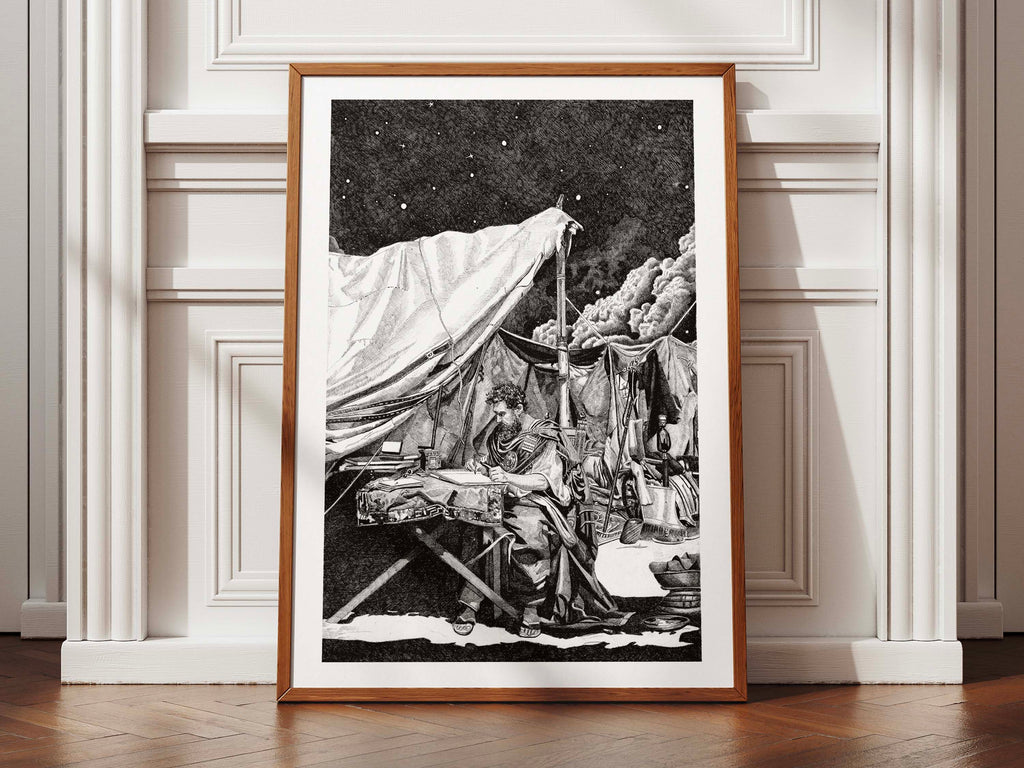 Marc Aurèle – Édition limitée sur papier d’art / 30 x 40 cm