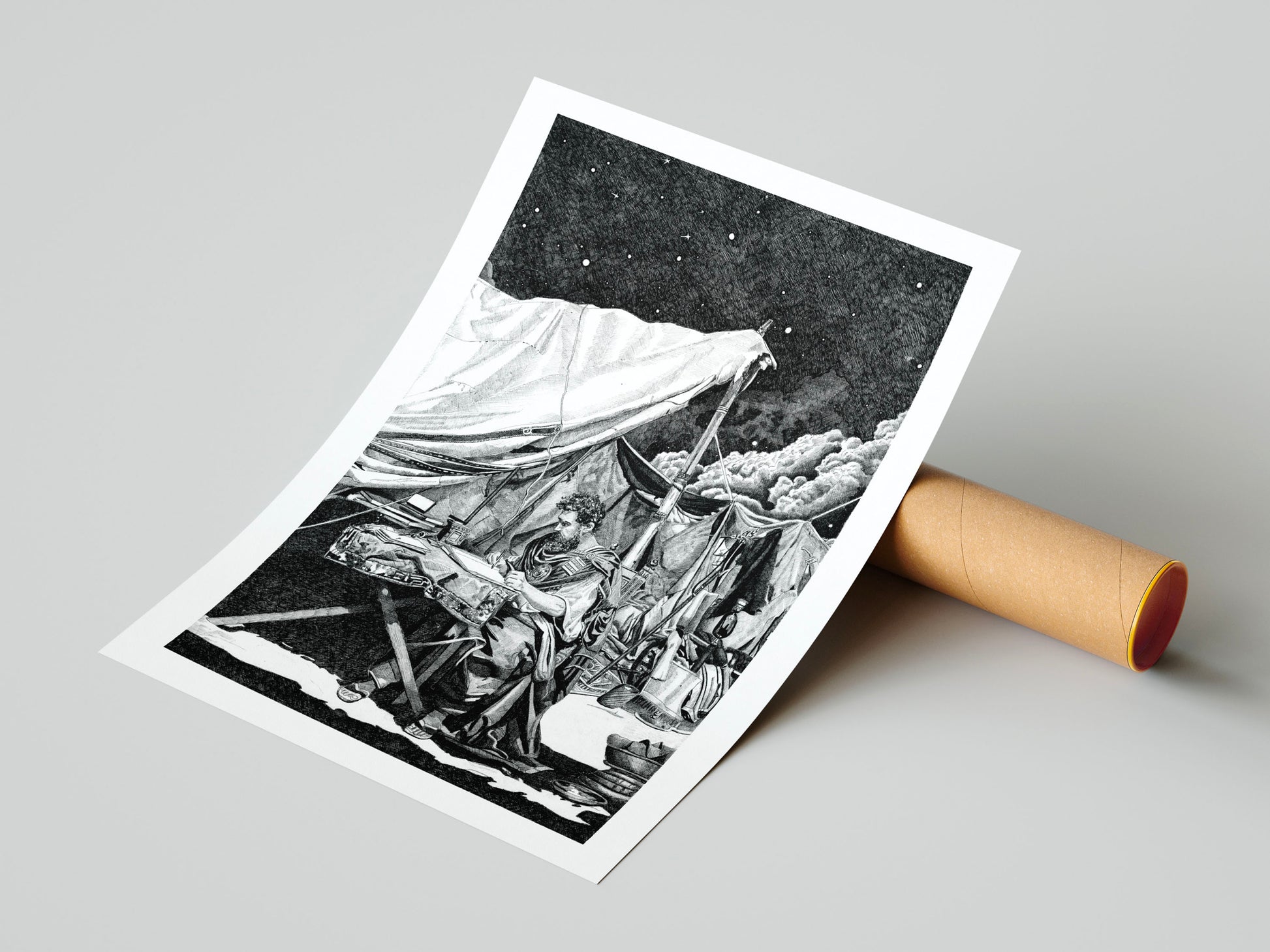 Marc Aurèle – Édition limitée sur papier d’art / 30 x 40 cm