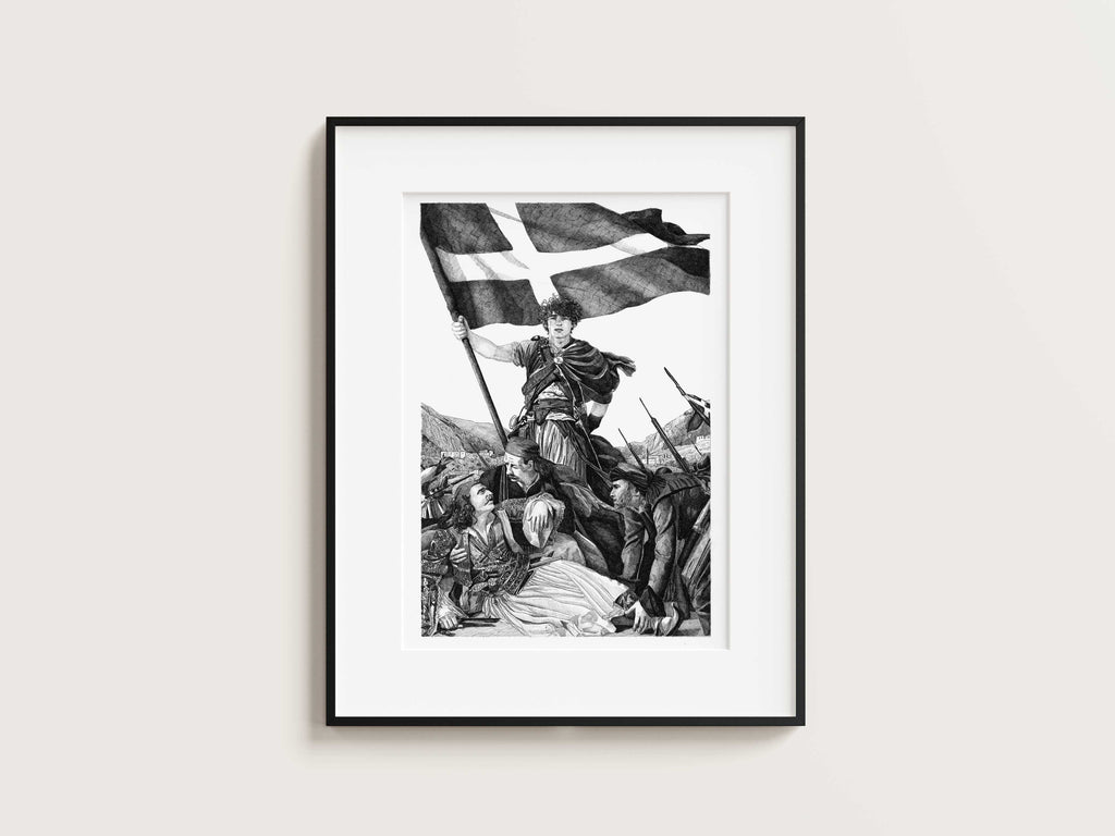 LES GRECS - Indépendance de la Grèce – Édition limitée sur papier d’art / 30 x 40 cm