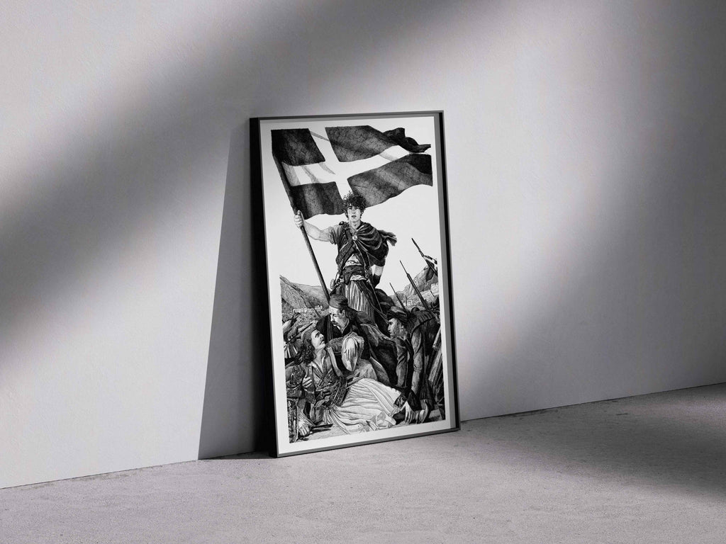 LES GRECS - Indépendance de la Grèce – Édition limitée sur papier d’art / 30 x 40 cm